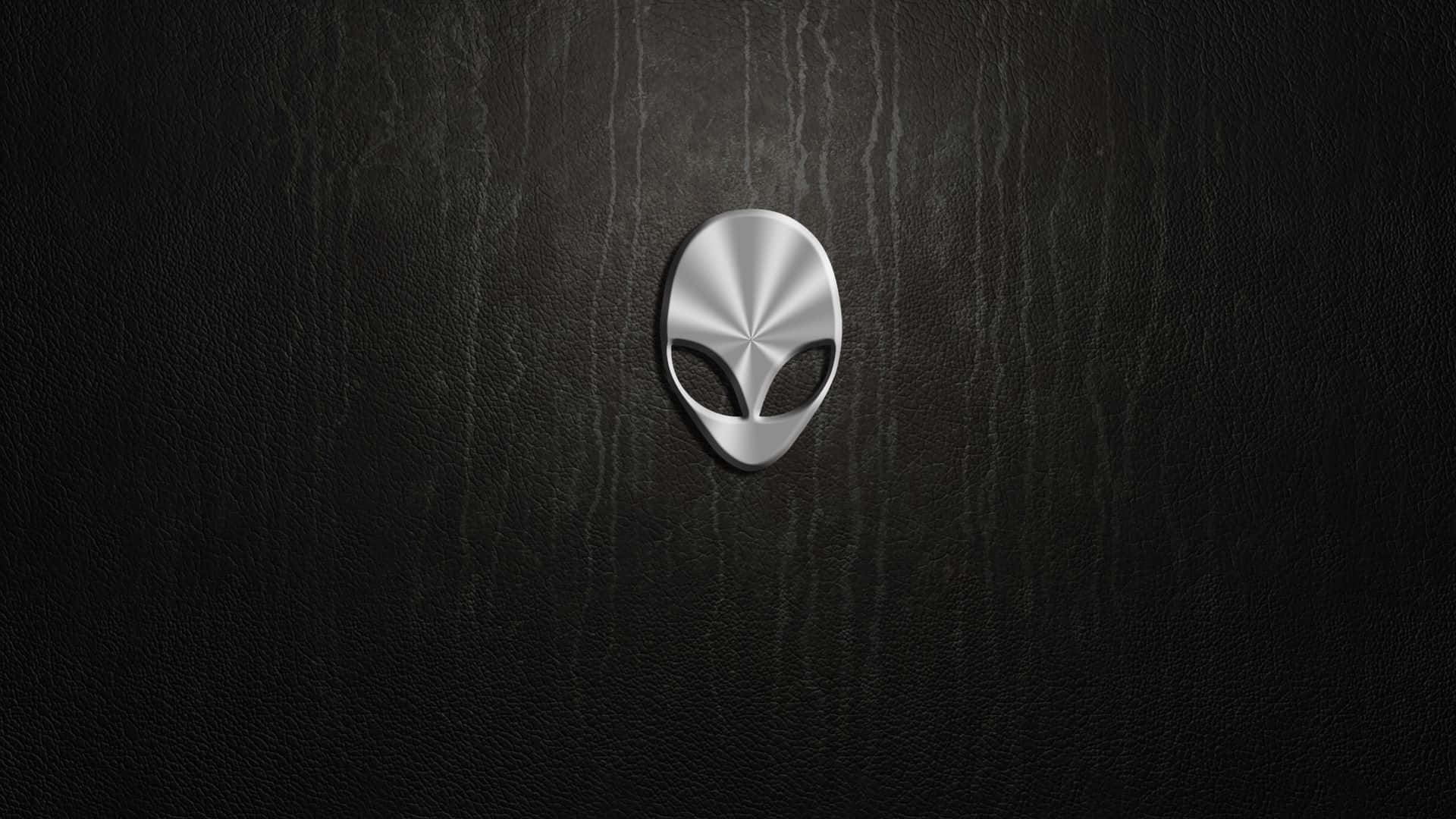Alienware, logoon, sleek silver alien head logo, Full HD Desktop Wallpaper