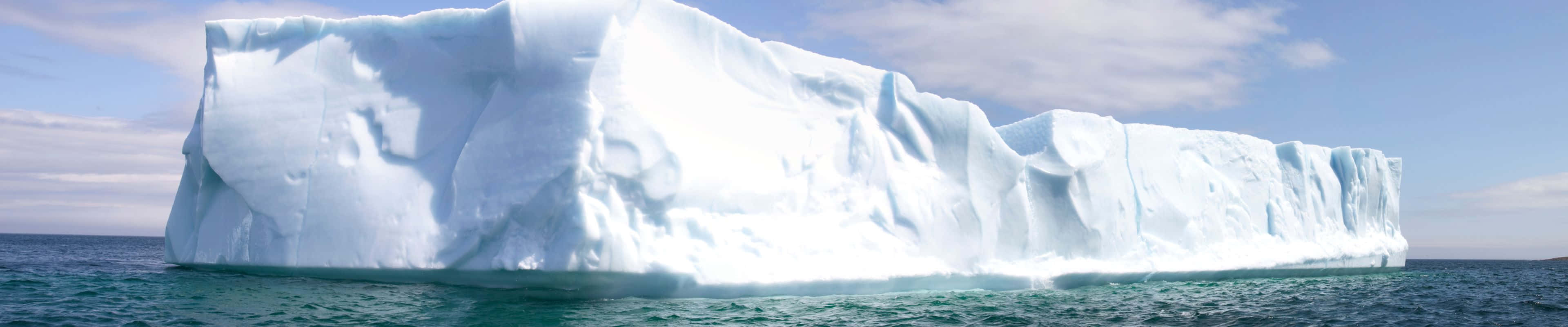 3840x800, iceberg, white faces, 4K Desktop Wallpaper