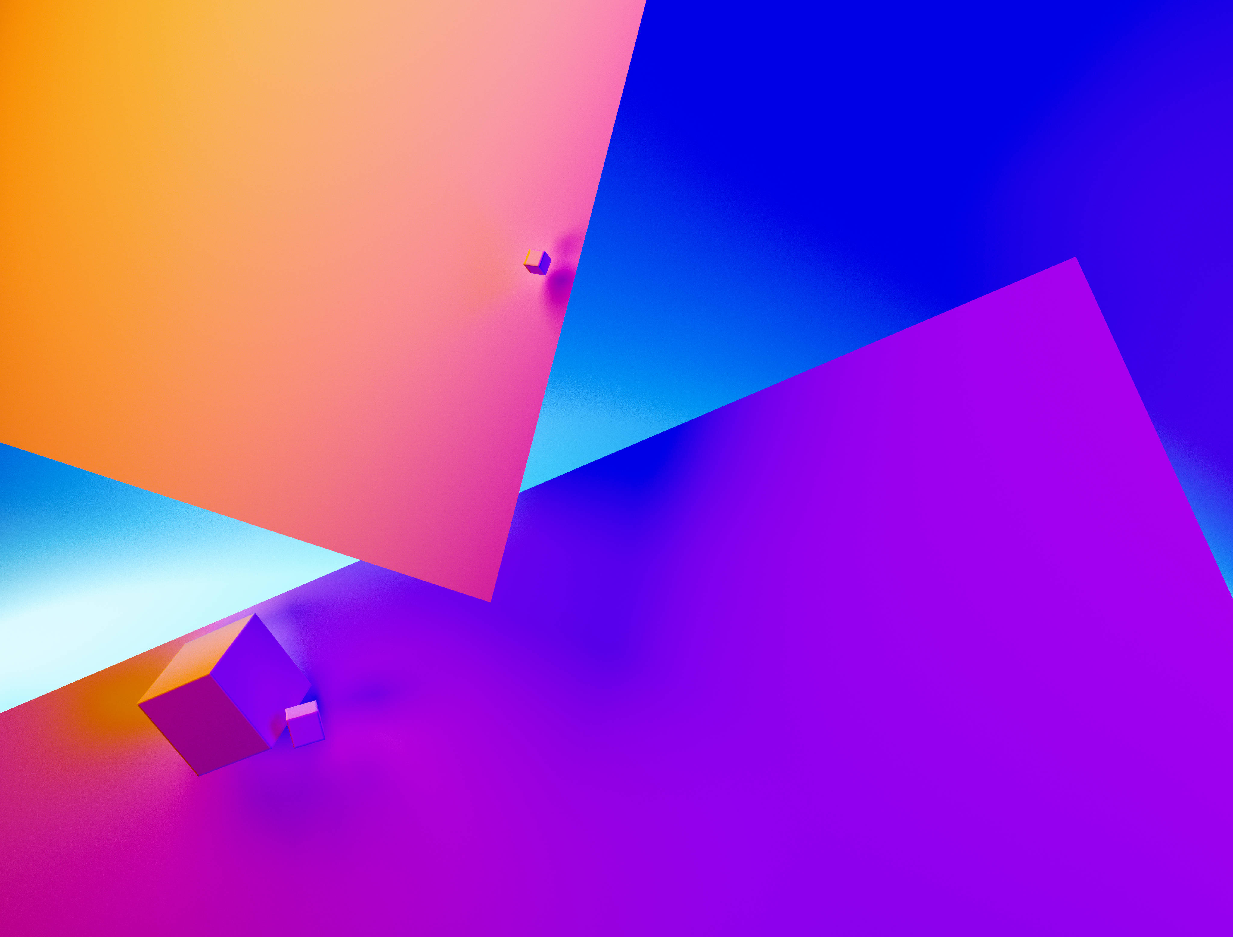 3d 4k, colorful, squares, 4K Desktop Wallpaper