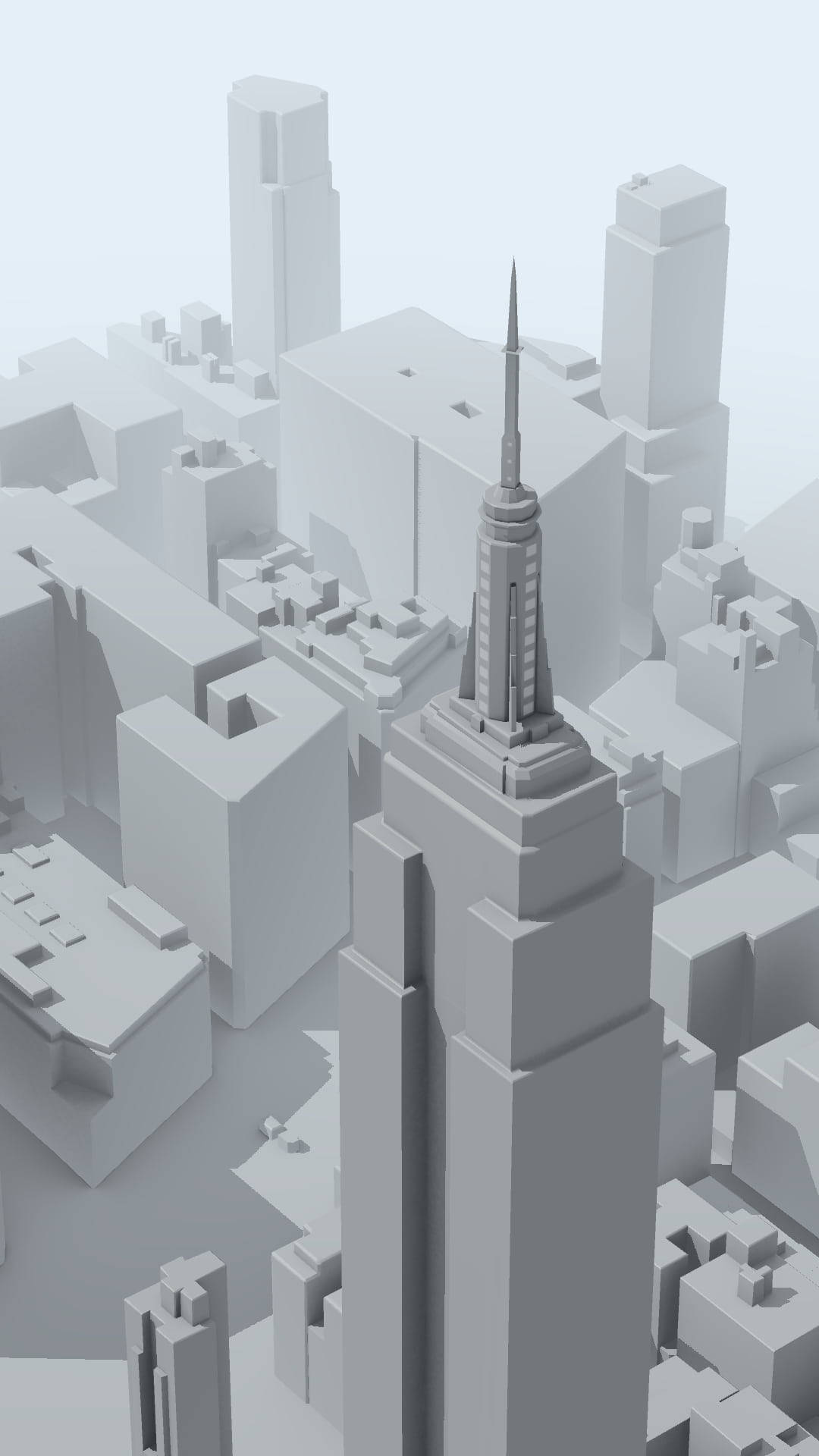 3d Android Phone, cityscape, skyscraper, Full HD Phone Wallpaper