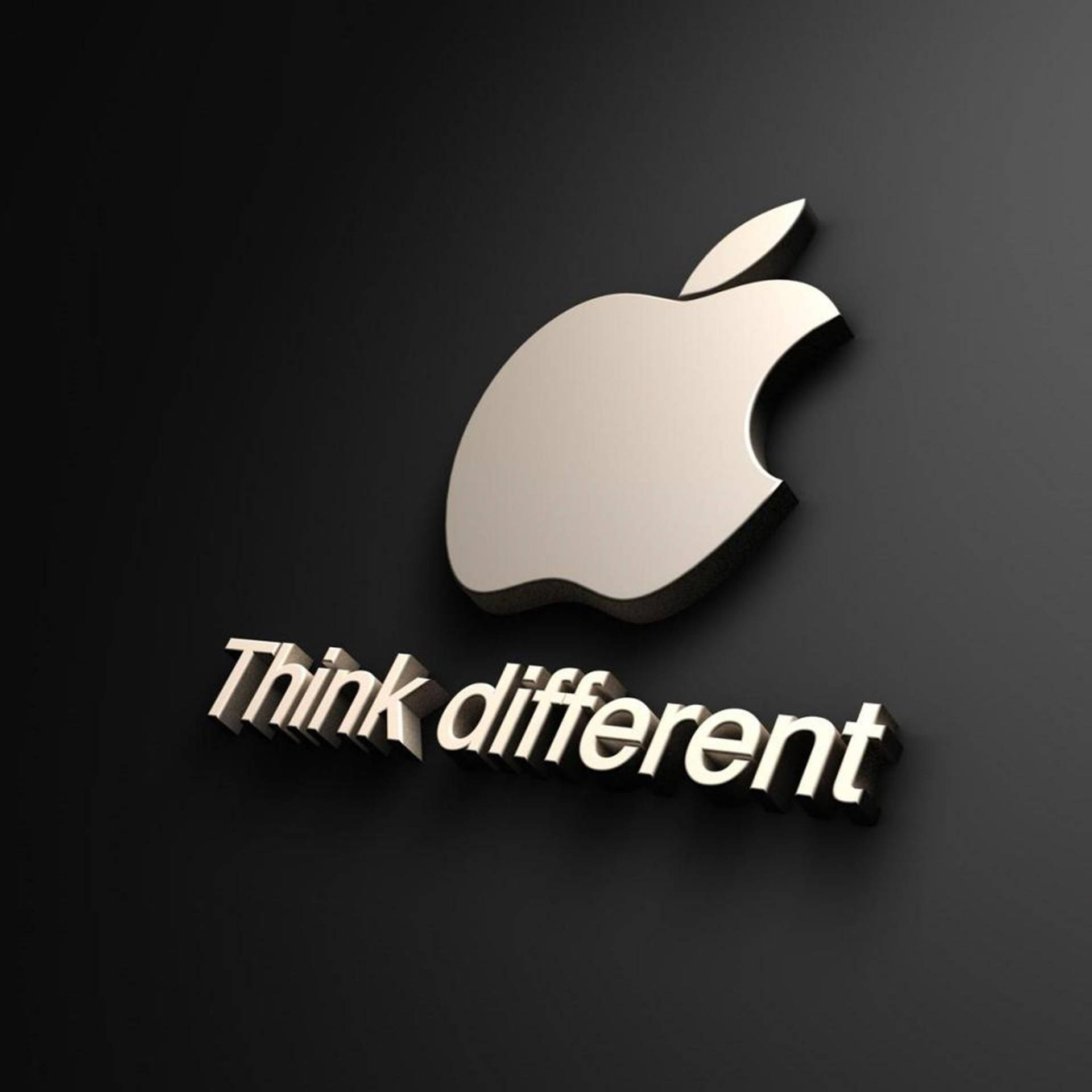 3d Apple iPhone, Apple logo, Think different, Full HD Desktop Wallpaper