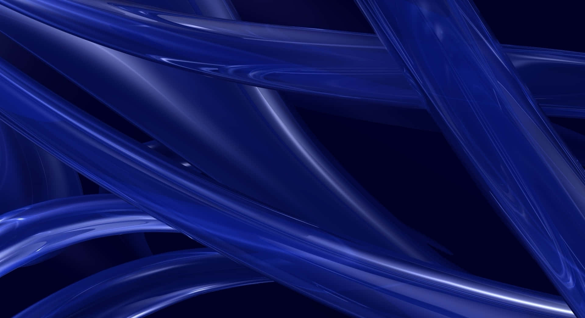 abstract blue glass textures, glossy deep blue, abstract ribbons, Full HD Desktop Wallpaper