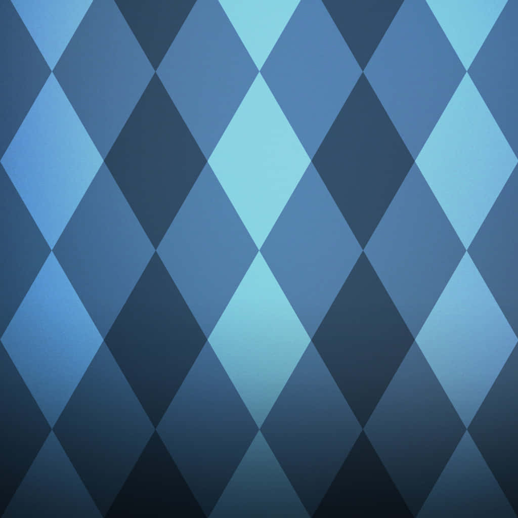 blue geometric pattern, interlocking blue diamonds, light to dark blue, SD Desktop Wallpaper