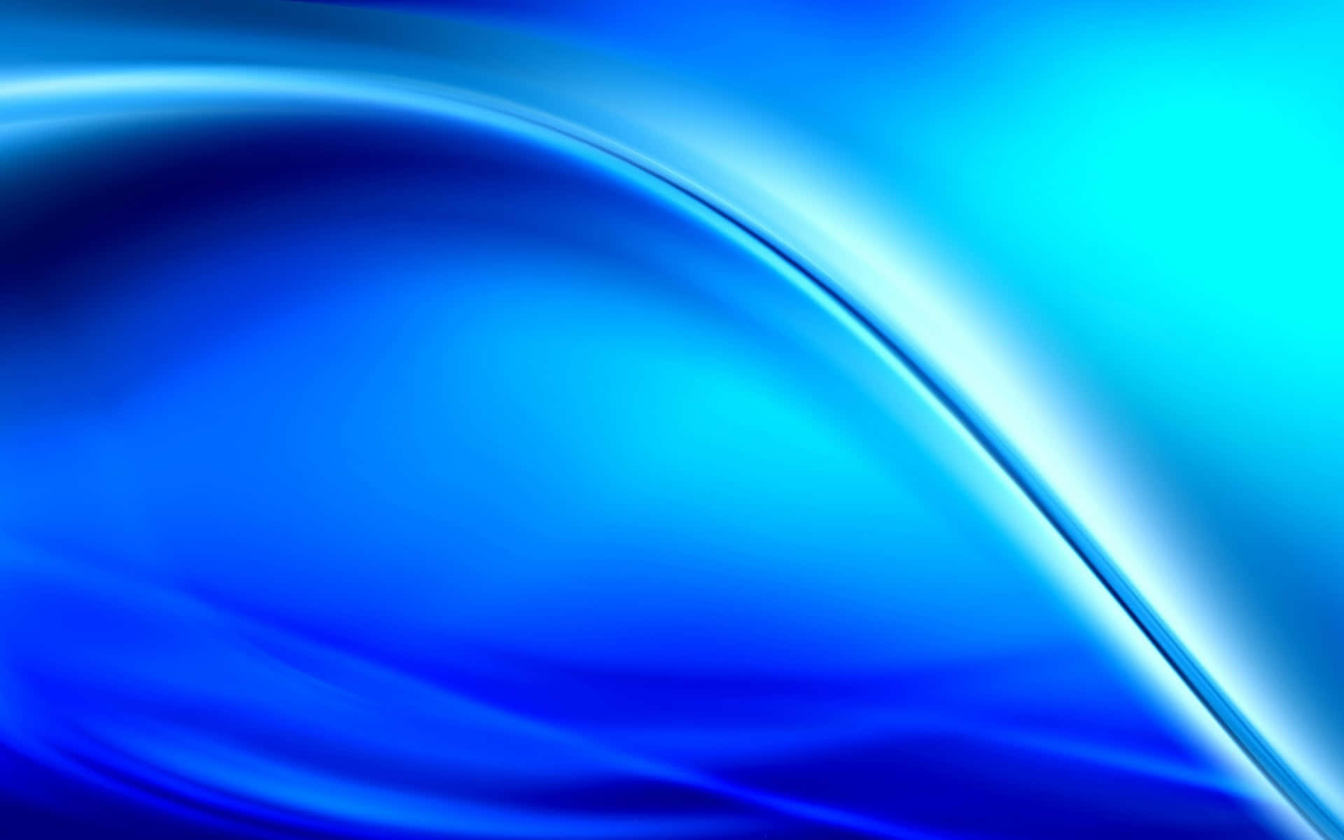 abstract blue wave, deep to bright blue, glowing highlights, Full HD Desktop Wallpaper