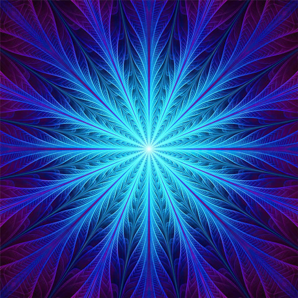 blue, purple, starburst design, SD Desktop Wallpaper
