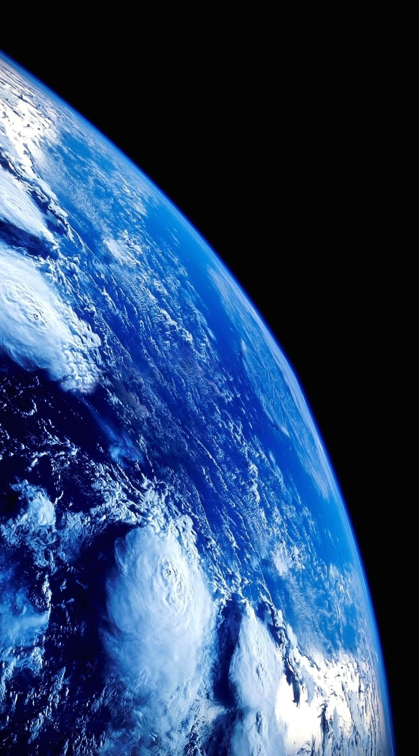 3d earth, Earth, blue oceans, 2K Phone Wallpaper