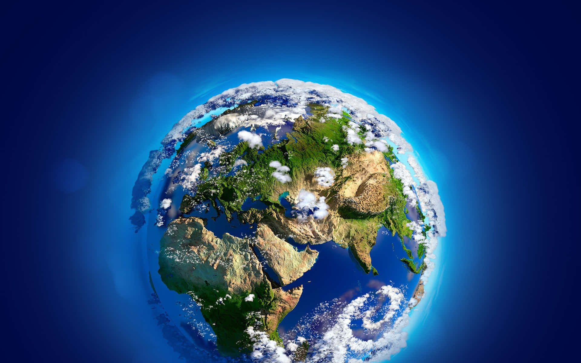 3d Earth, globe, continents, Full HD Desktop Wallpaper