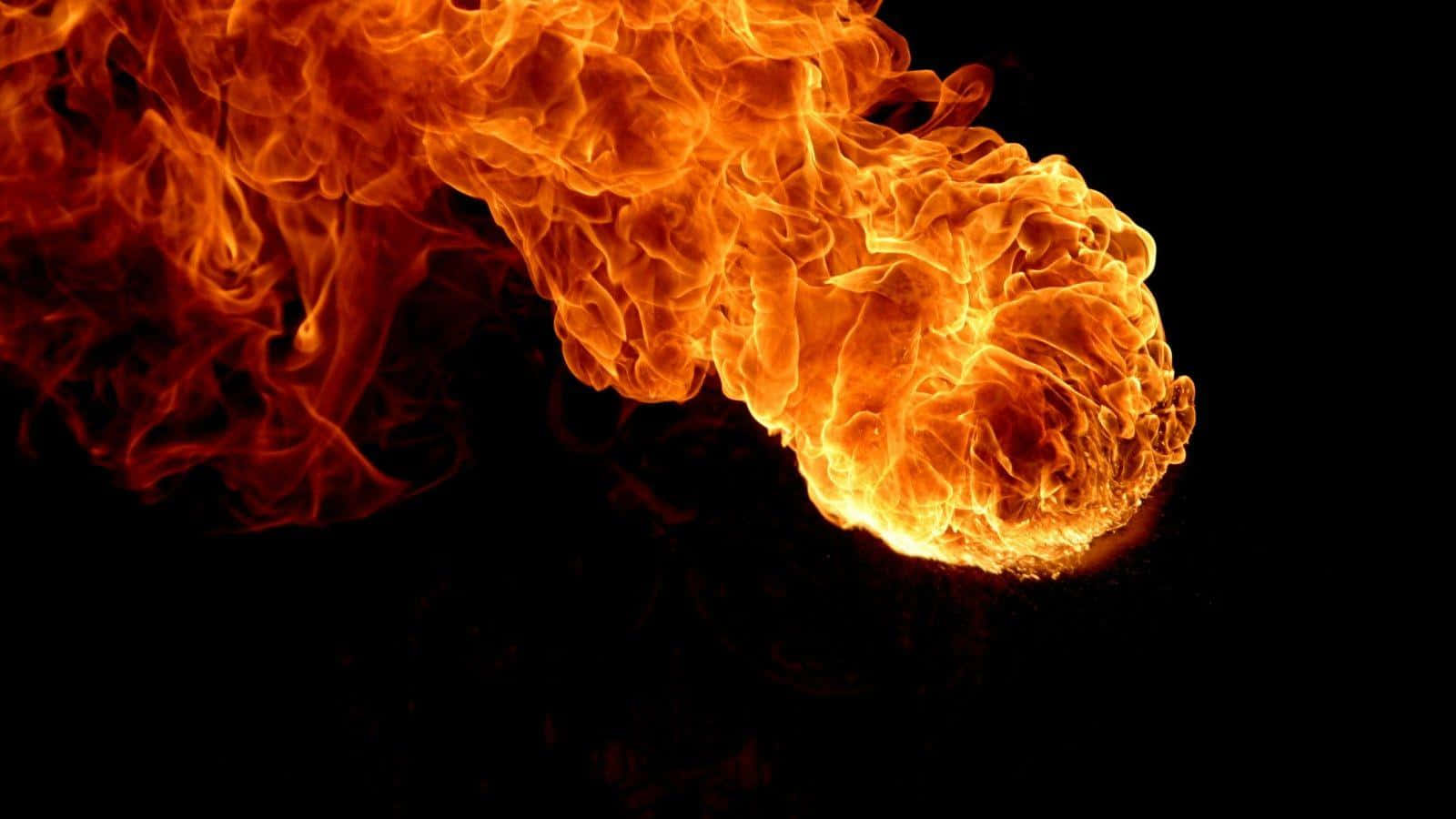 3d fire, orange, yellow, HD Desktop Wallpaper