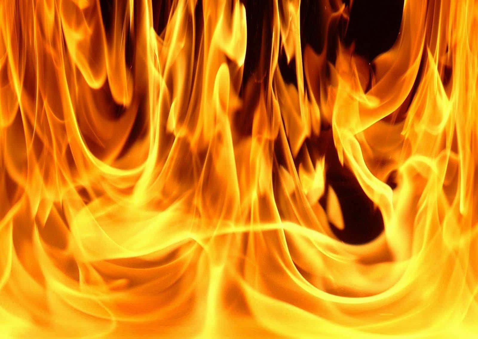 3d fire, orange, yellow, HD Desktop Wallpaper