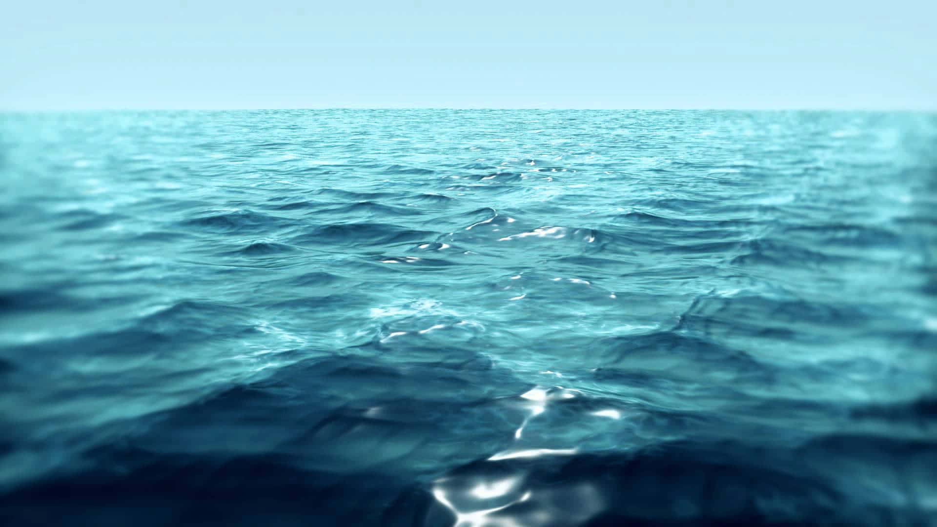 3D Ocean, colorful fish, sun rays, Full HD Desktop Wallpaper