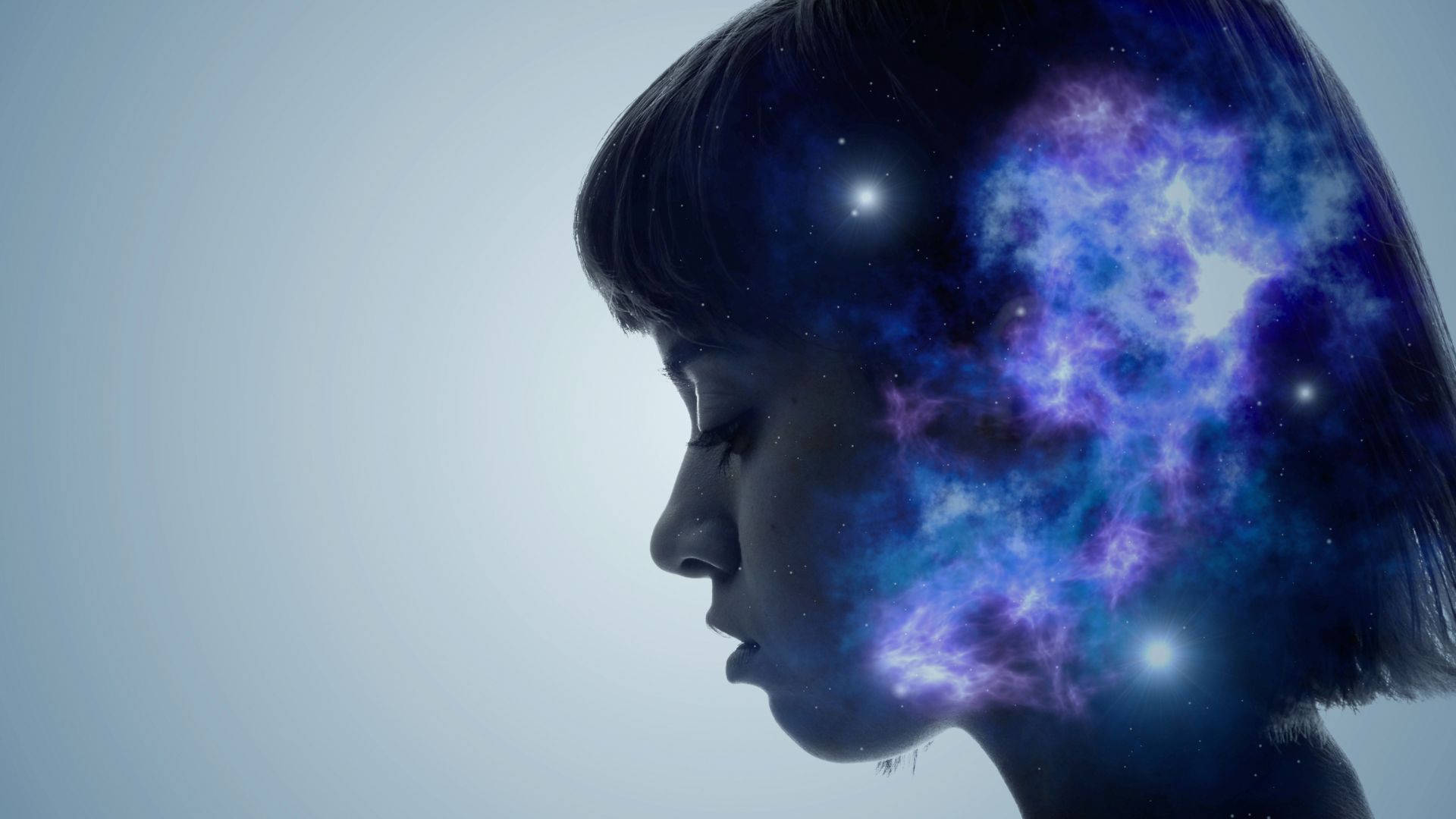 Psychology Nebula Galaxy Thought, cosmic nebula, glowing, Full HD Desktop Wallpaper
