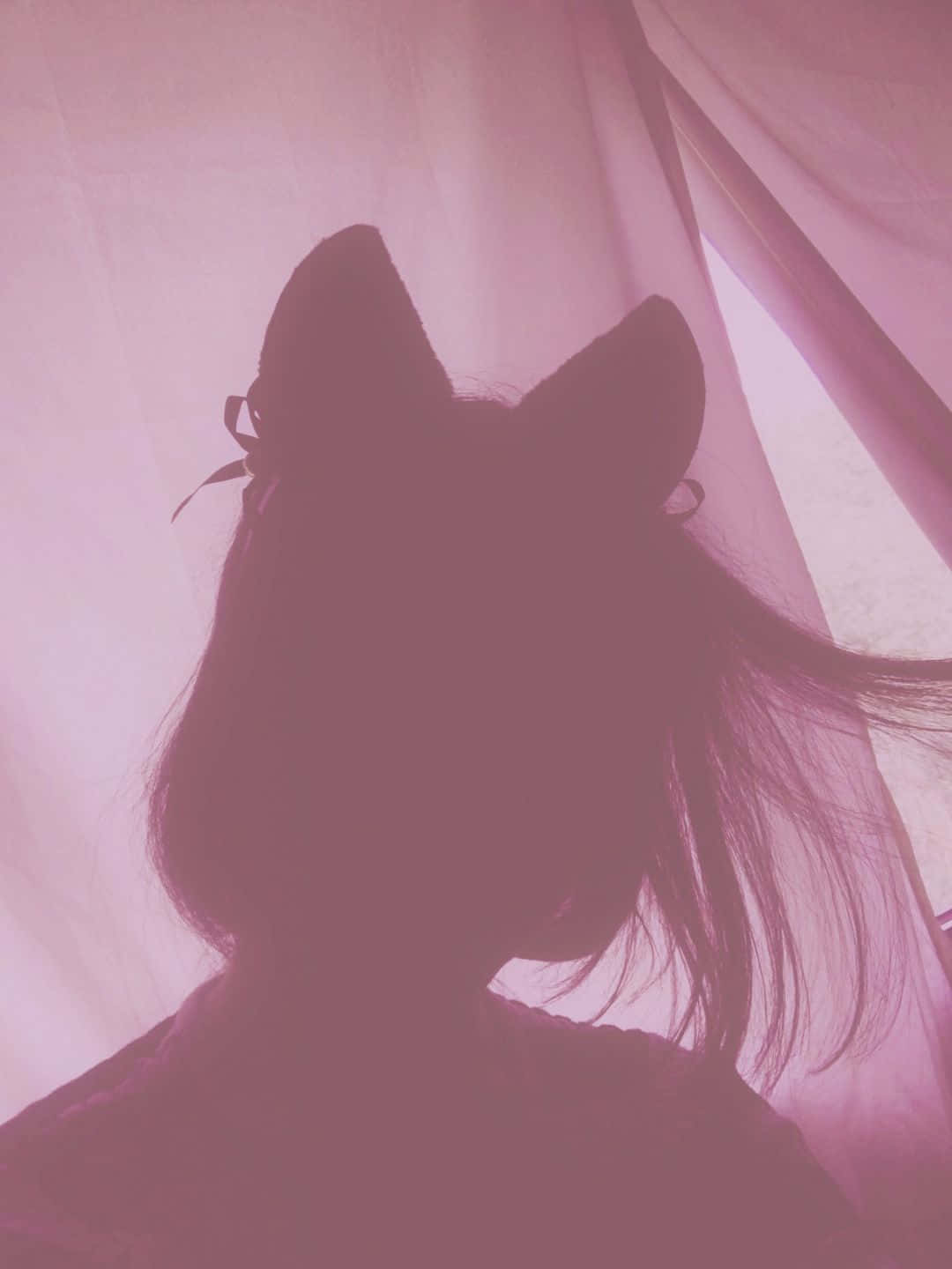 3d girly, cat ears, flowing hair, HD Phone Wallpaper