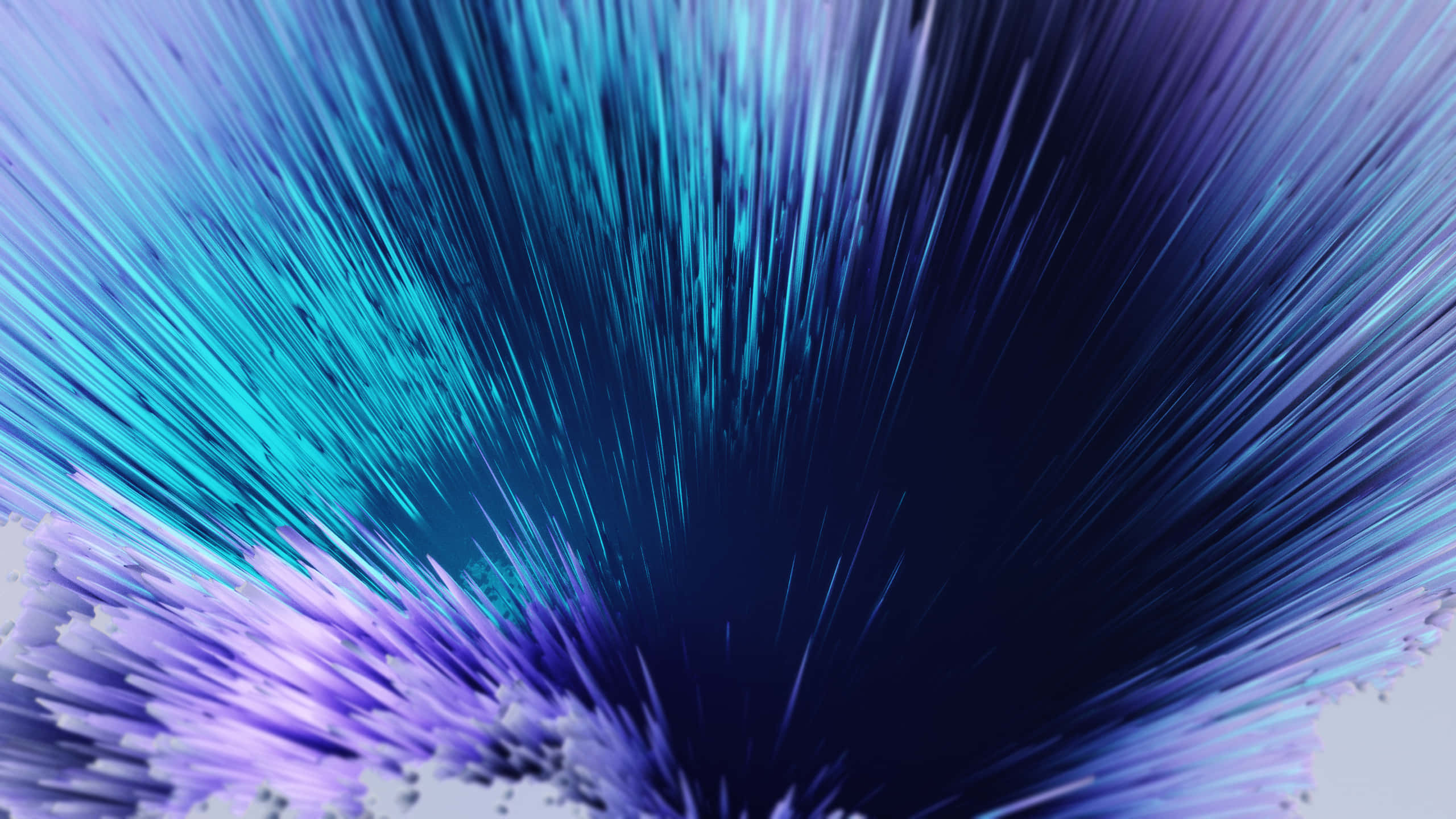 Futuristic Cityscape, Neon Lighting, Vibrant blue, 2K Desktop Wallpaper