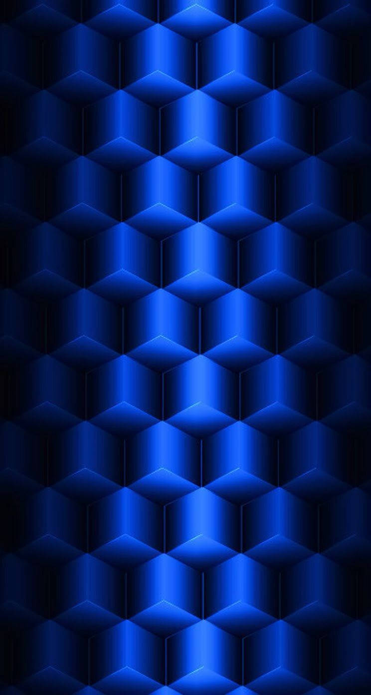 3d iPhone, top view, glowing blue, HD Phone Wallpaper
