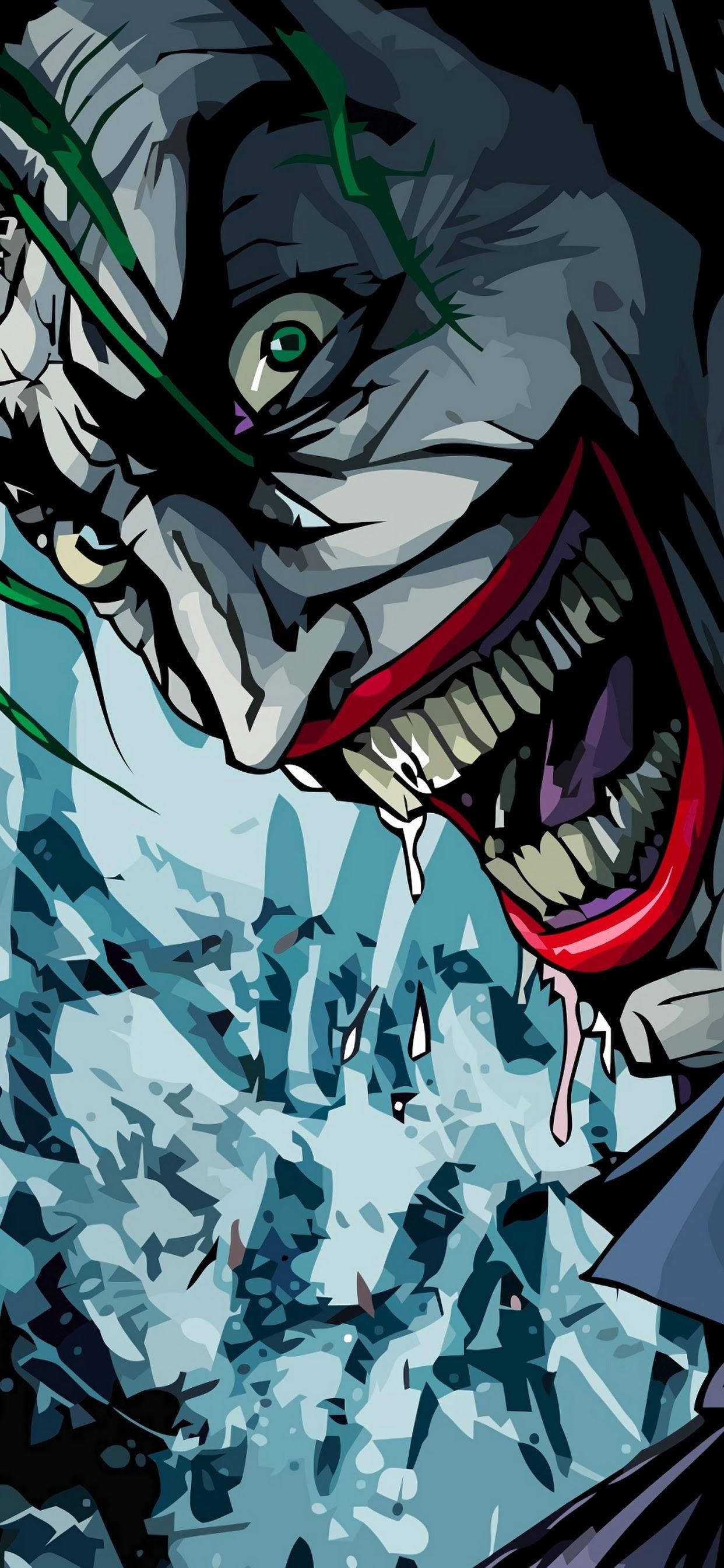 3d Joker iPhone, Joker, wide grin, 2K Phone Wallpaper