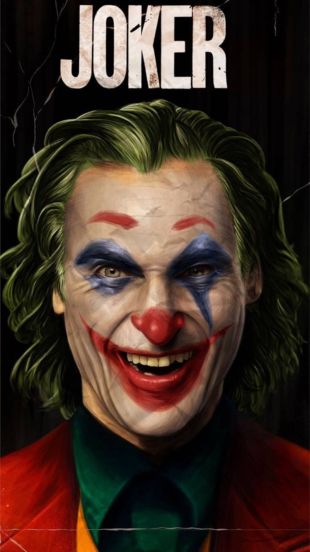 3d Joker iPhone, Joker, green hair, HD Phone Wallpaper
