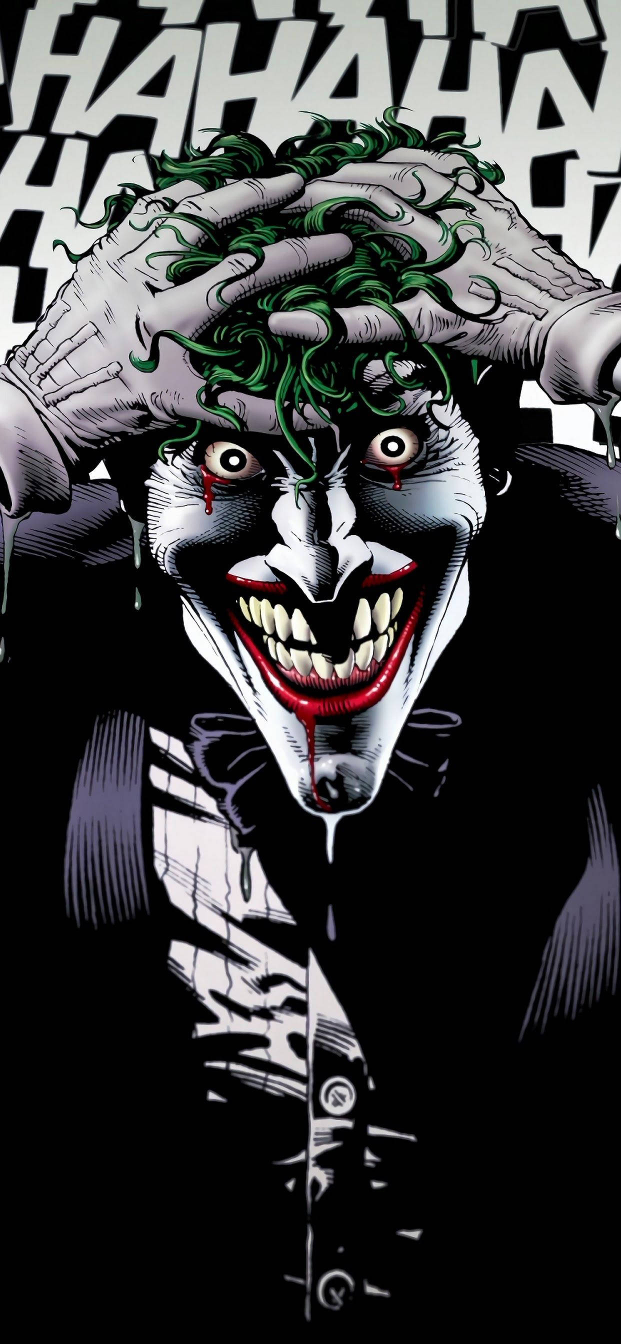 3d Joker iPhone, Joker, green hair, 2K Phone Wallpaper