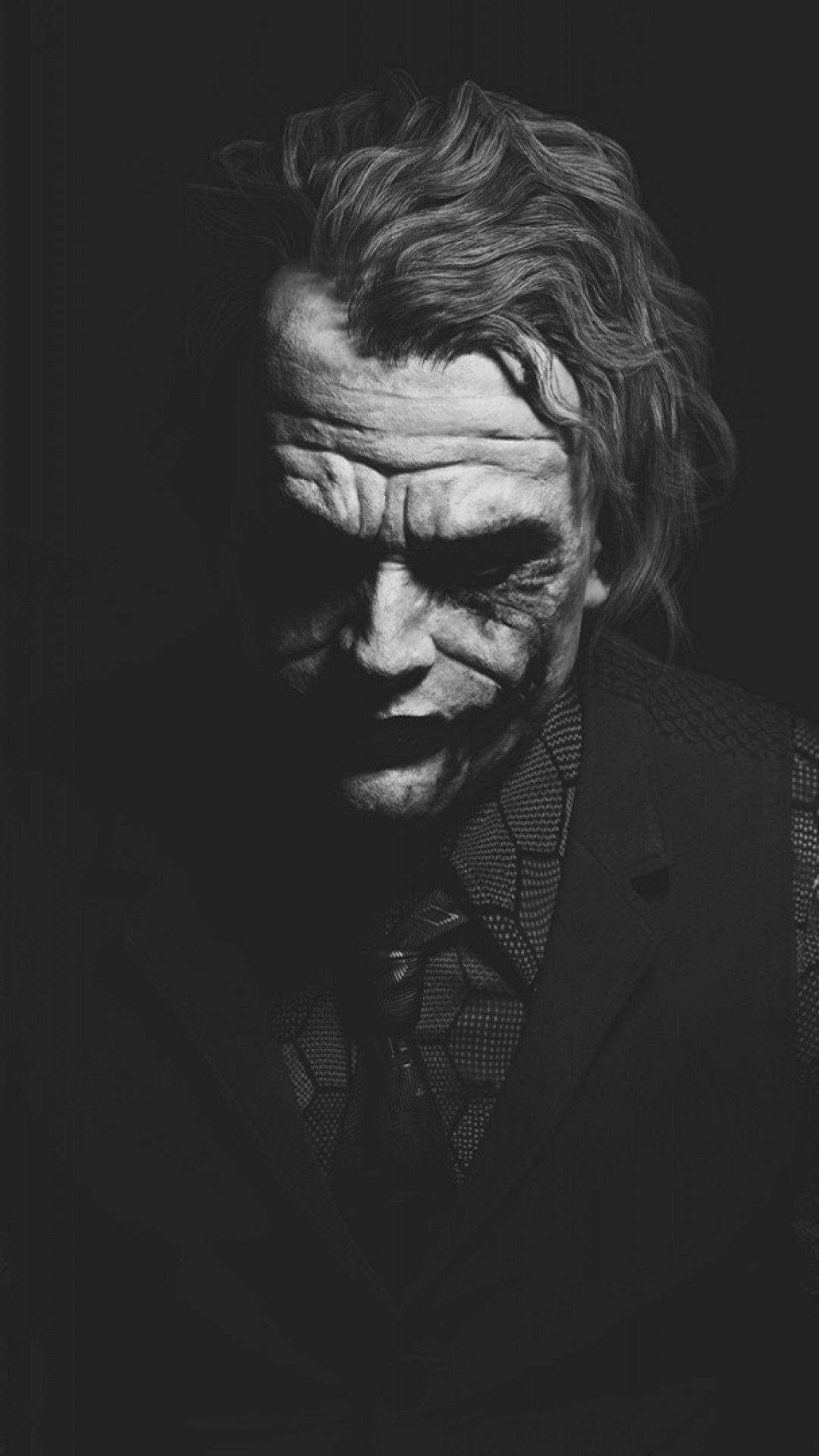 3d Joker iPhone, Joker, black and white, Full HD Phone Wallpaper