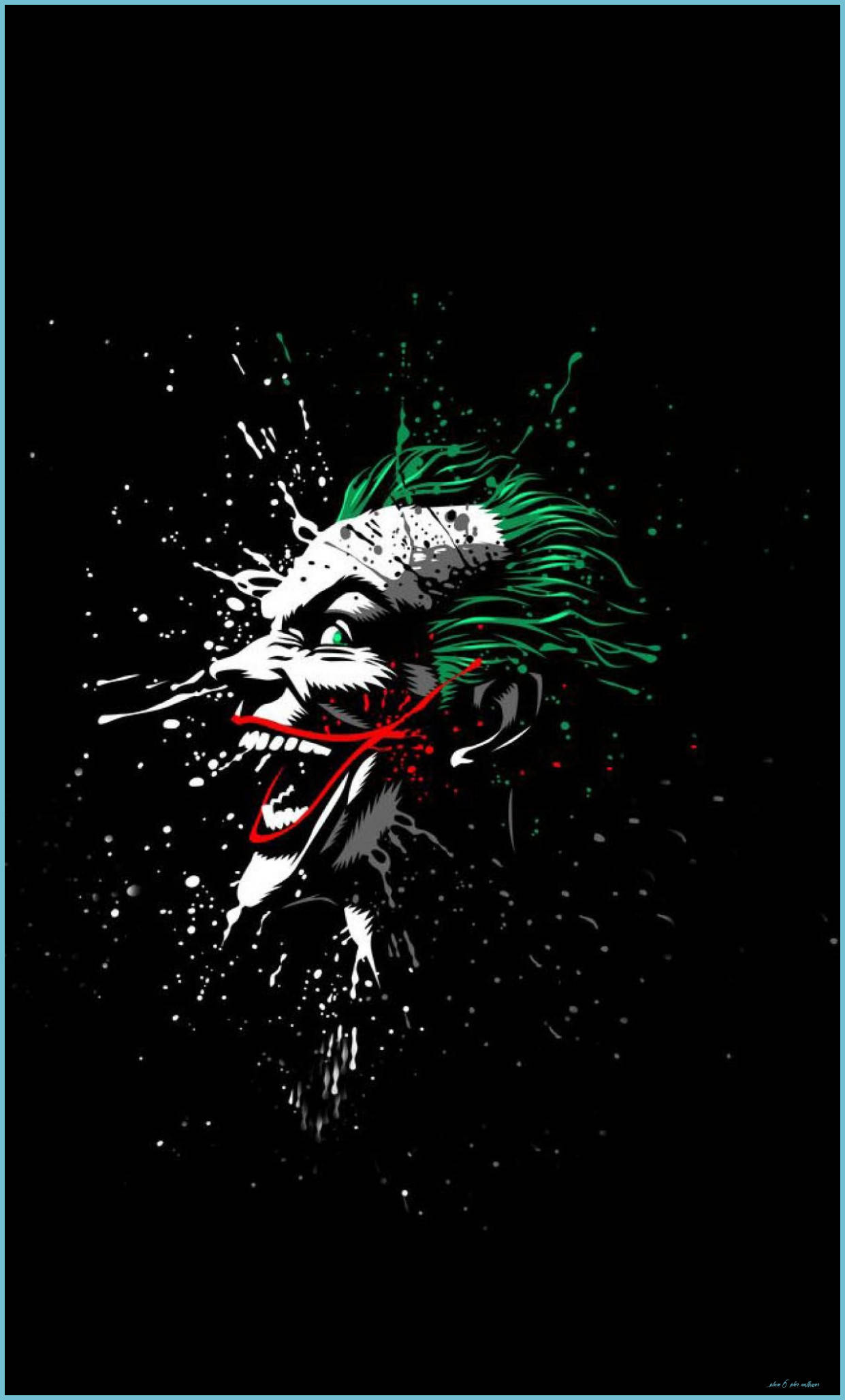 3d Joker iPhone, Joker, green hair, Full HD Phone Wallpaper