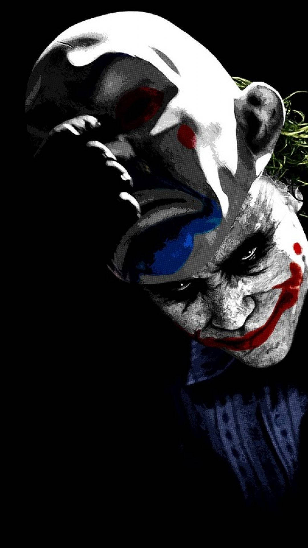 3d Joker iPhone, Joker, clown mask, Full HD Phone Wallpaper