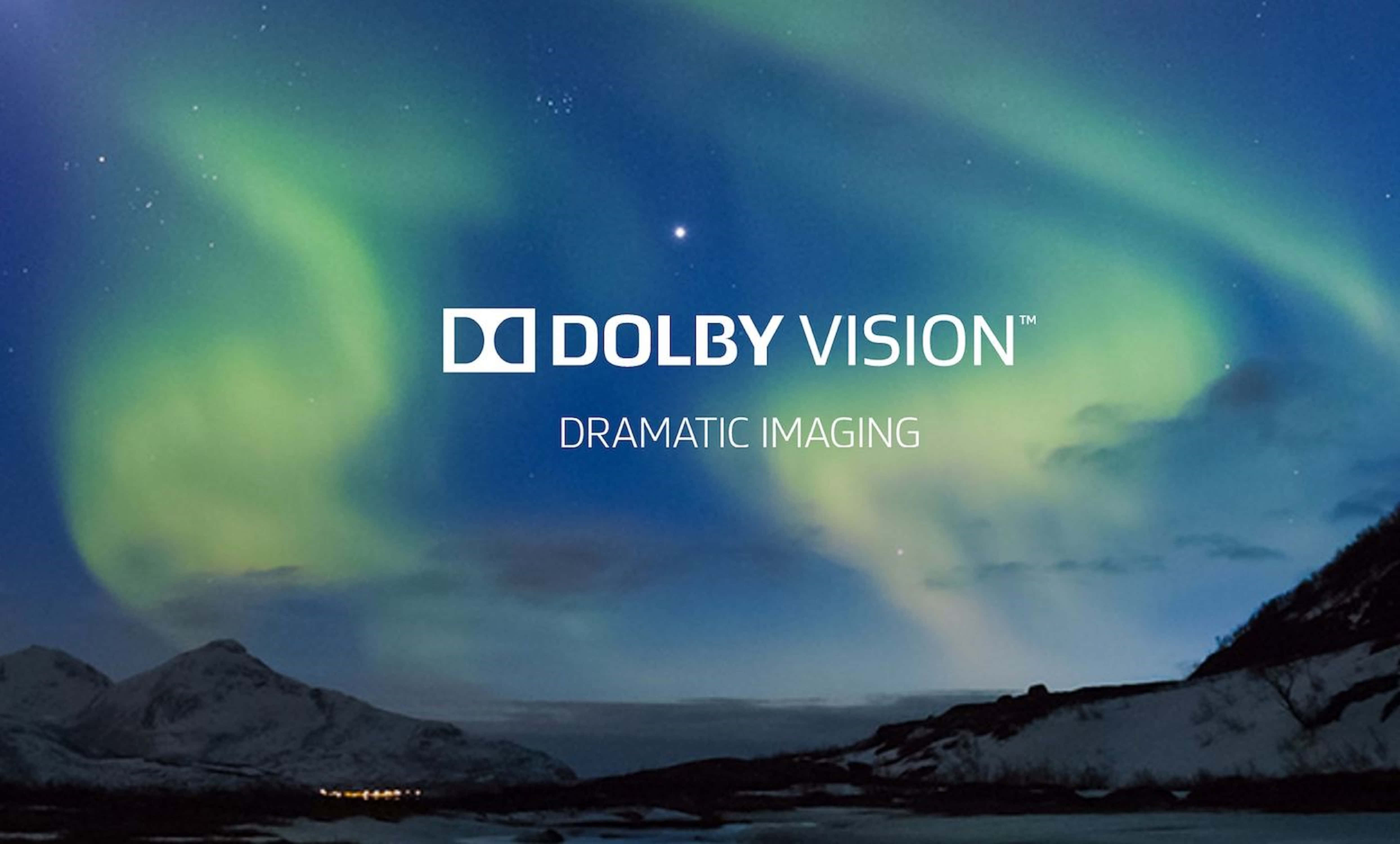 4K Dolby Vision, aurora borealis, starry night sky, 4K Desktop Wallpaper