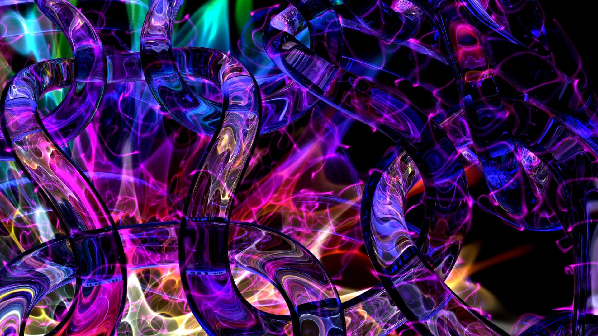 neon tubes, electric purple, blue, Full HD Desktop Wallpaper