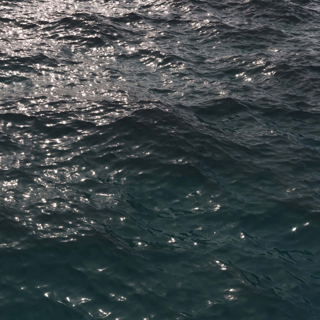 3d ocean, dark teal, sunlight, SD Desktop Wallpaper