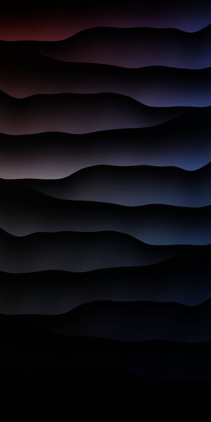 3d phone, deep purple, blue gradient, HD Phone Wallpaper