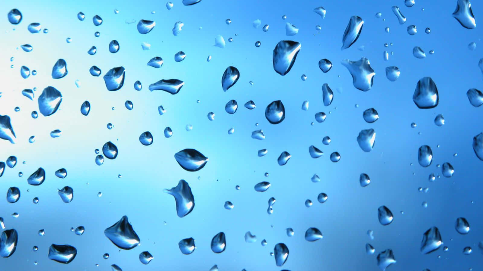 3d water, glistening water droplets, glass surface, HD Desktop Wallpaper