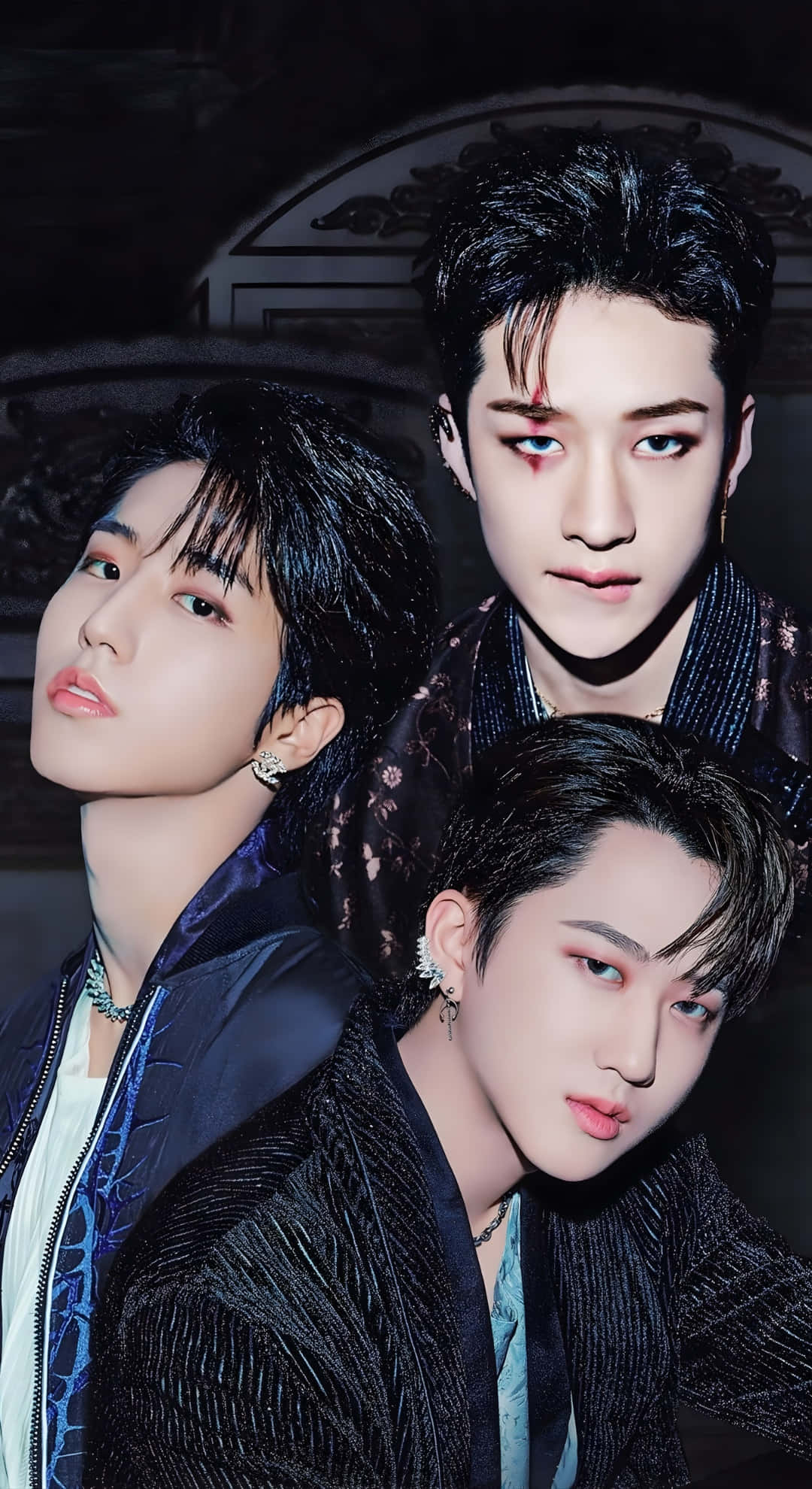3racha, dark hair, dramatic makeup, Full HD Phone Wallpaper