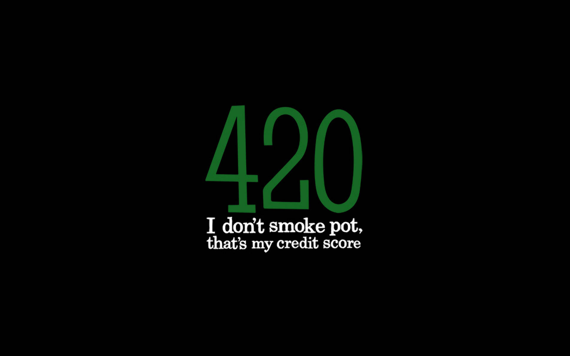 420, green, black background, Full HD Desktop Wallpaper