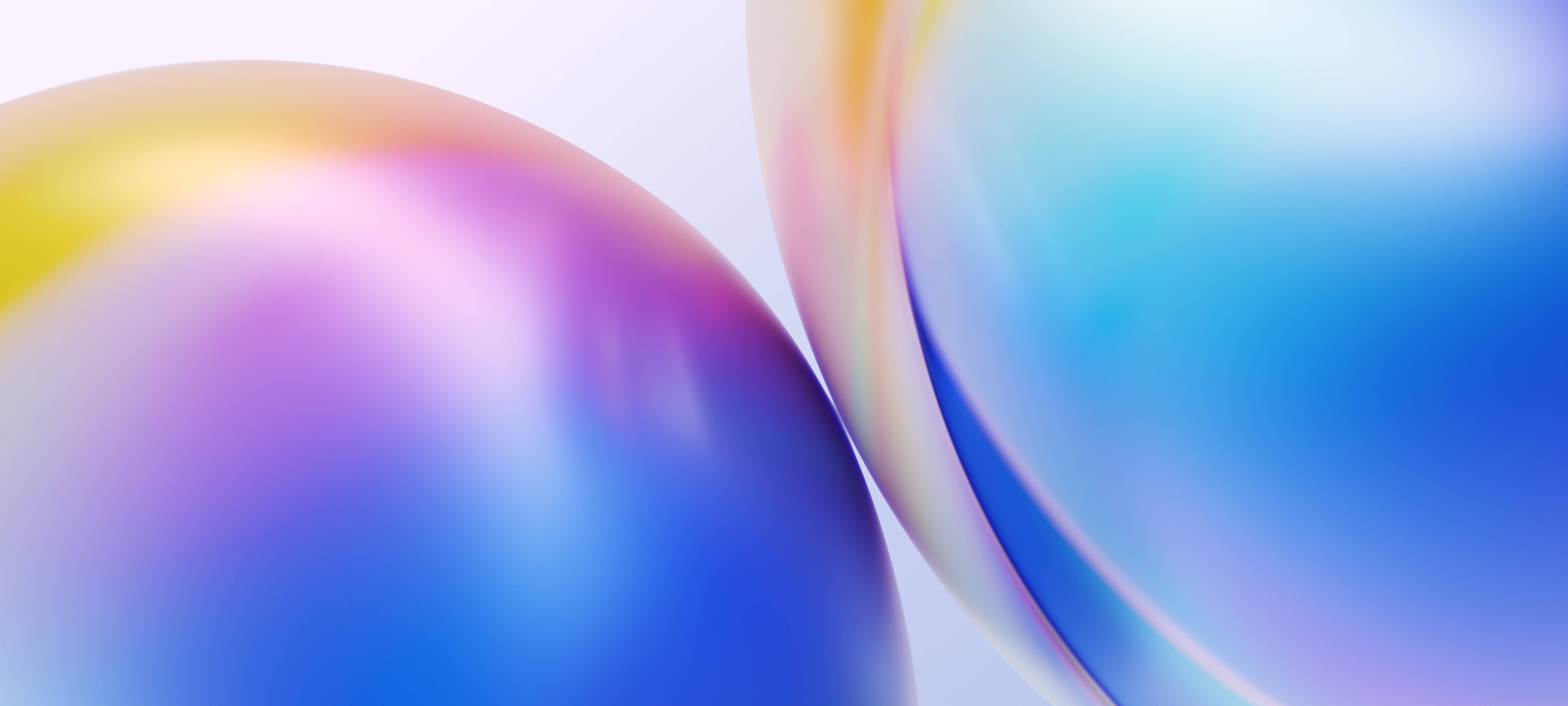 4d ultra hd, glossy spheres, iridescent gradients, 4K Desktop Wallpaper