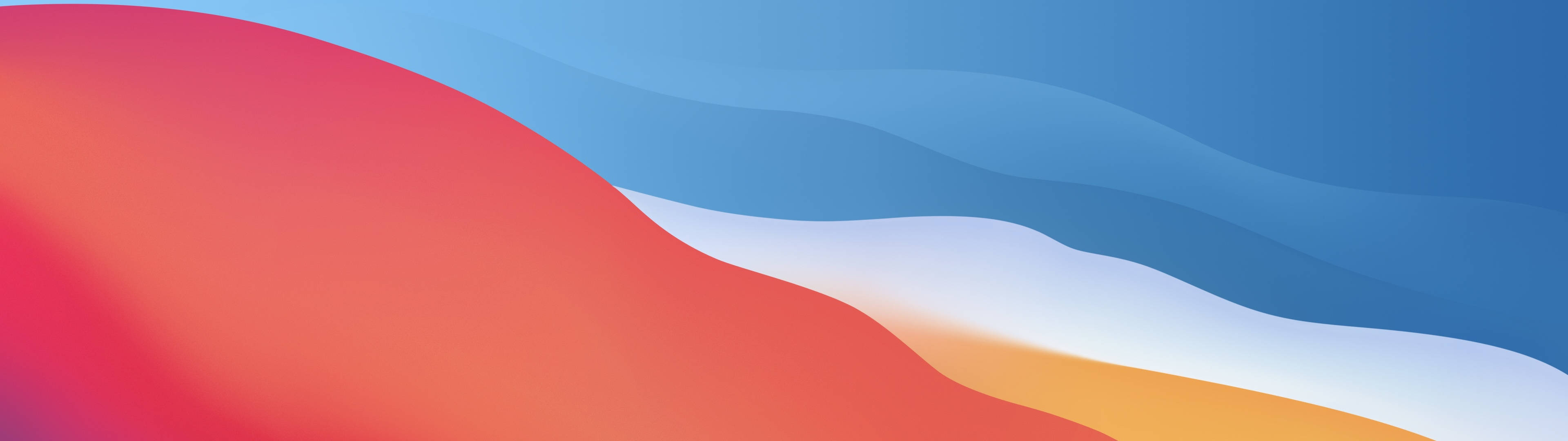 orange blue waves, 4D Ultra HD, red orange, 4K Desktop Wallpaper