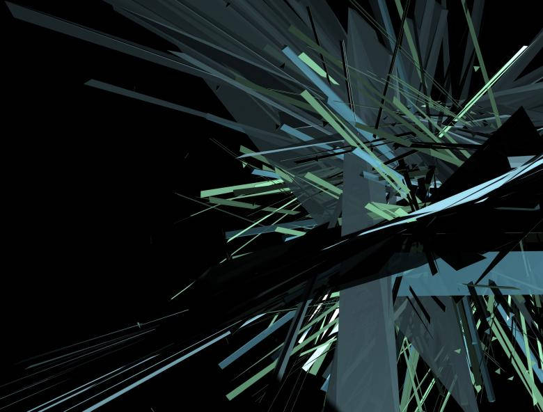 4K Abstract, colored glass, teal, SD Desktop Wallpaper