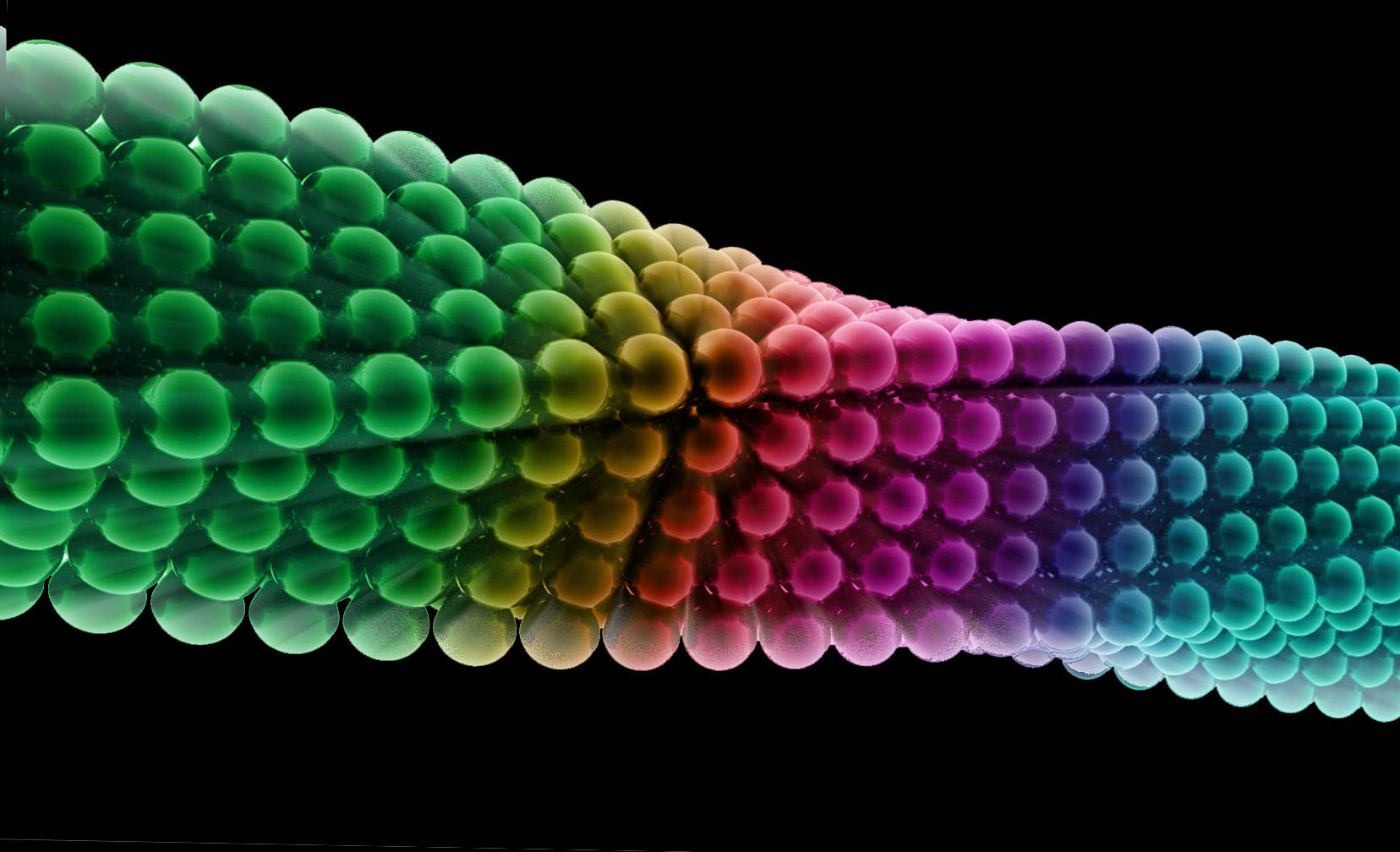 4K Abstract, colorful, twisted structure, HD Desktop Wallpaper