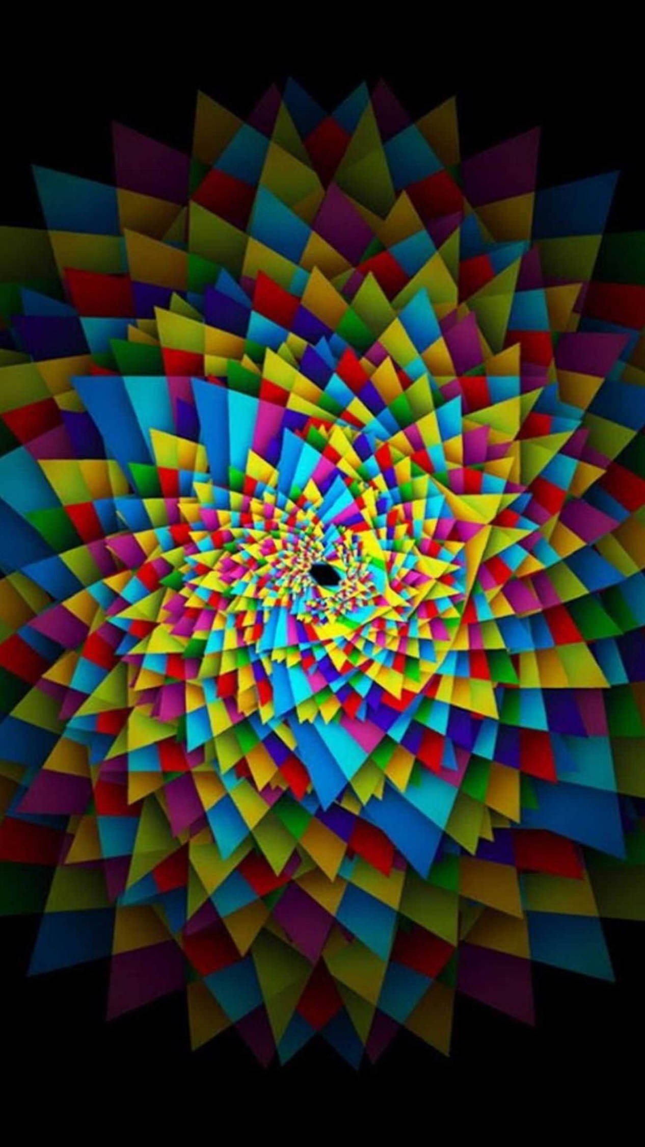 4K, Android, geometric, Full HD Phone Wallpaper