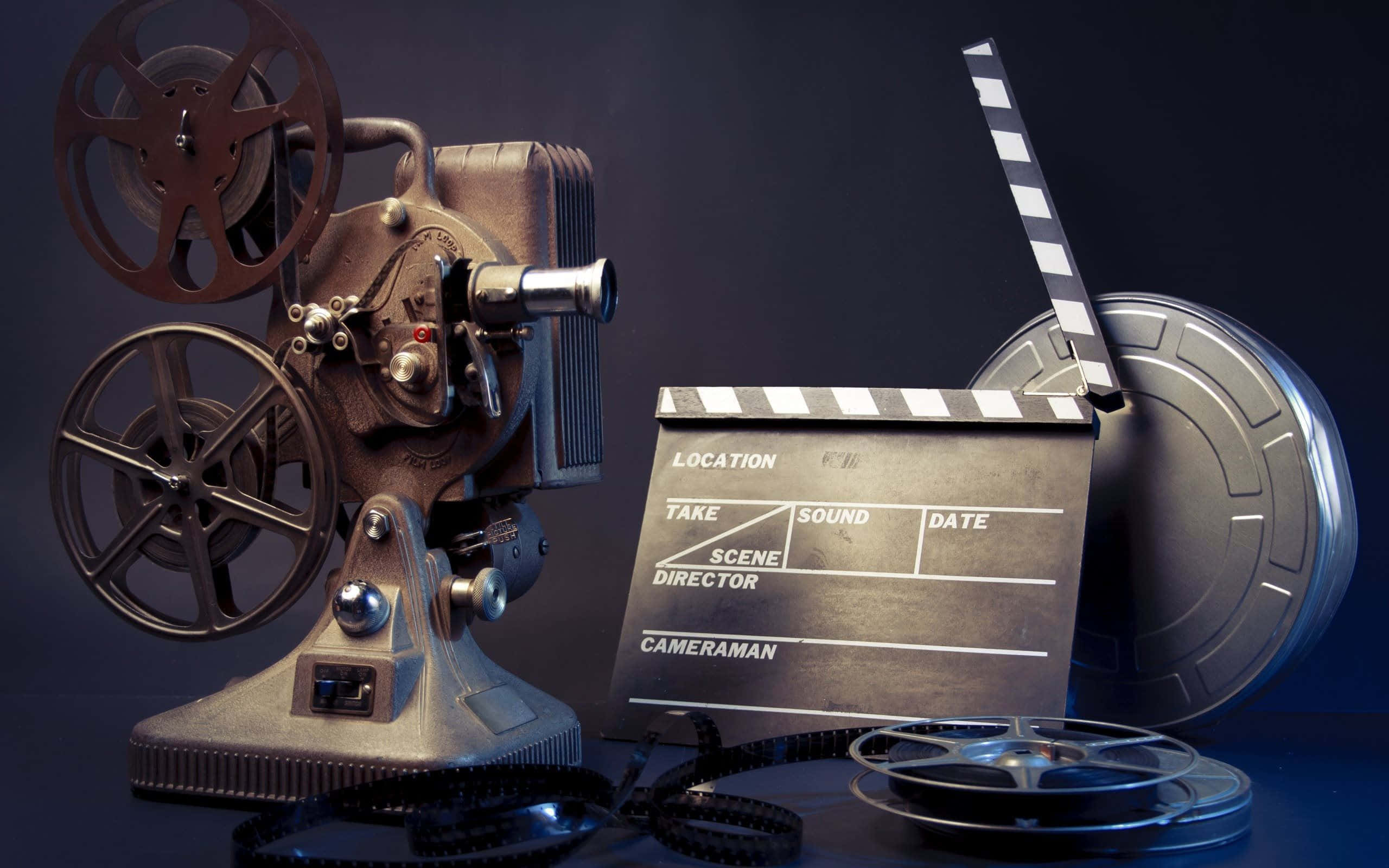4K Projector, 2560 x 1600, vintage film projector, 2K Desktop Wallpaper