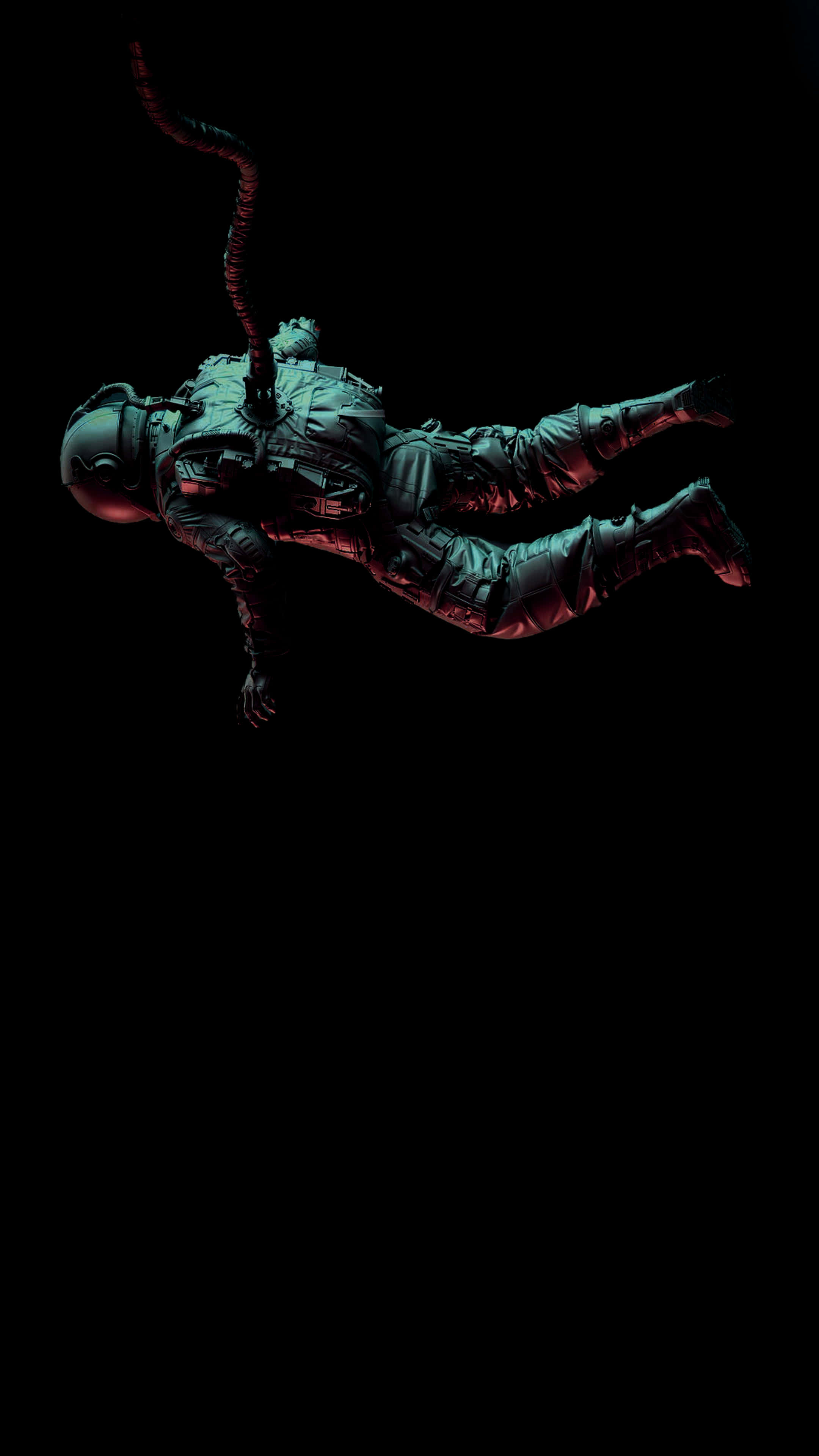 4K Amoled Phone, astronaut, darkness, 4K Phone Wallpaper
