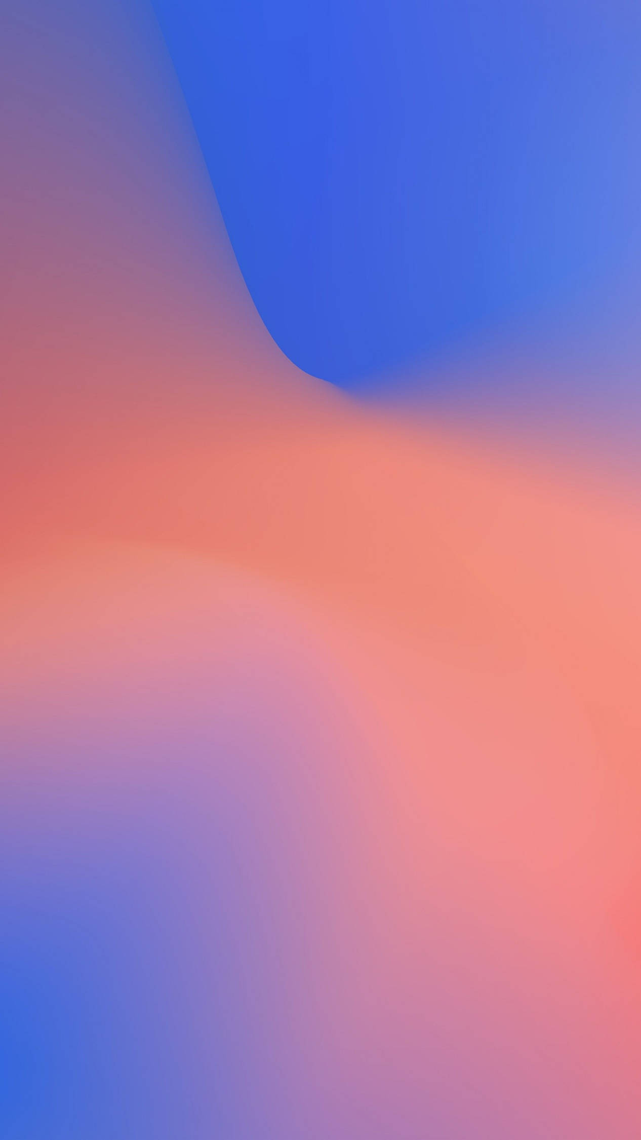 blue, coral pink, gradient, Full HD Phone Wallpaper