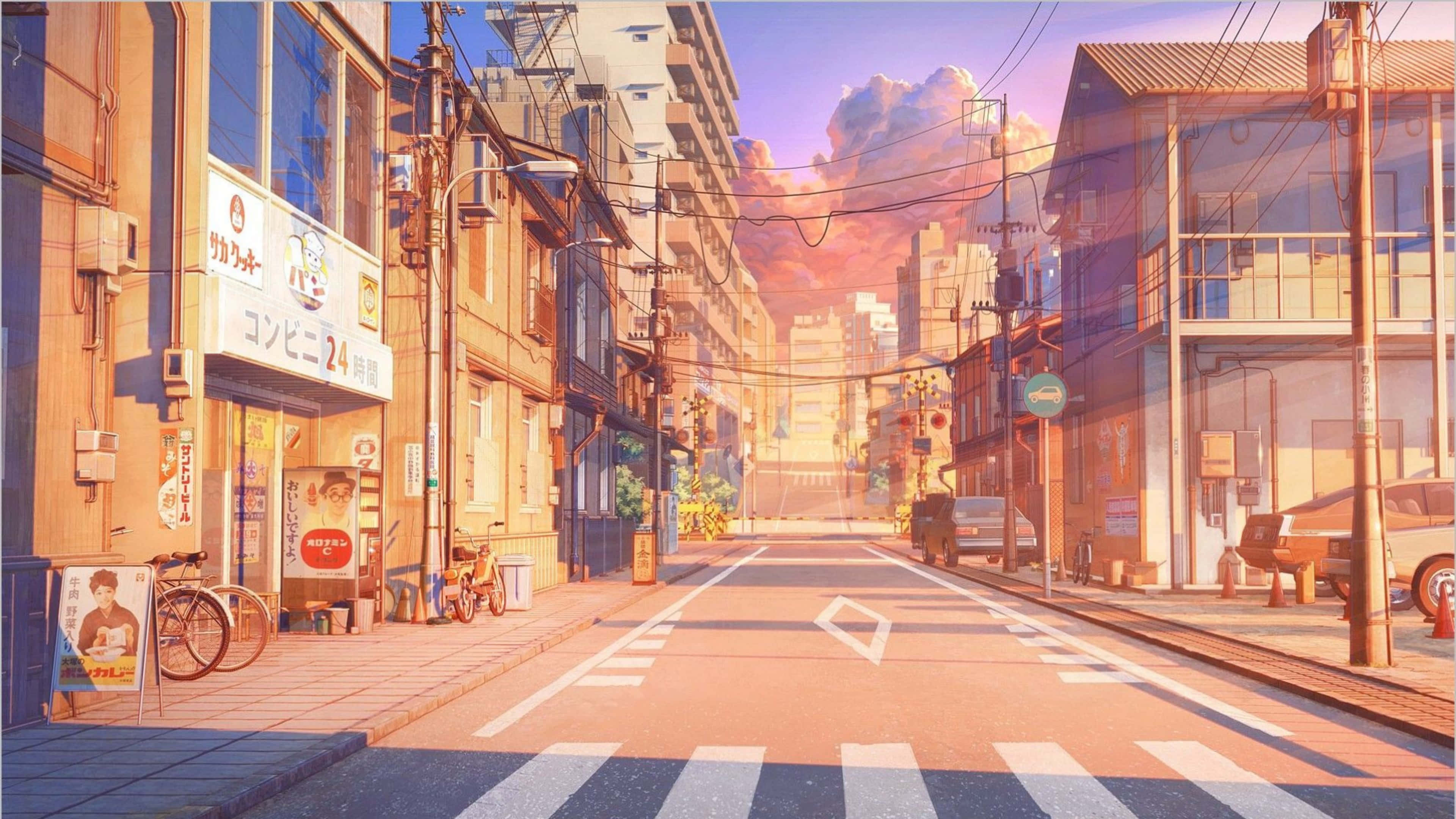 4K Anime Tokyo, Tokyo, sunset, 4K Desktop Wallpaper