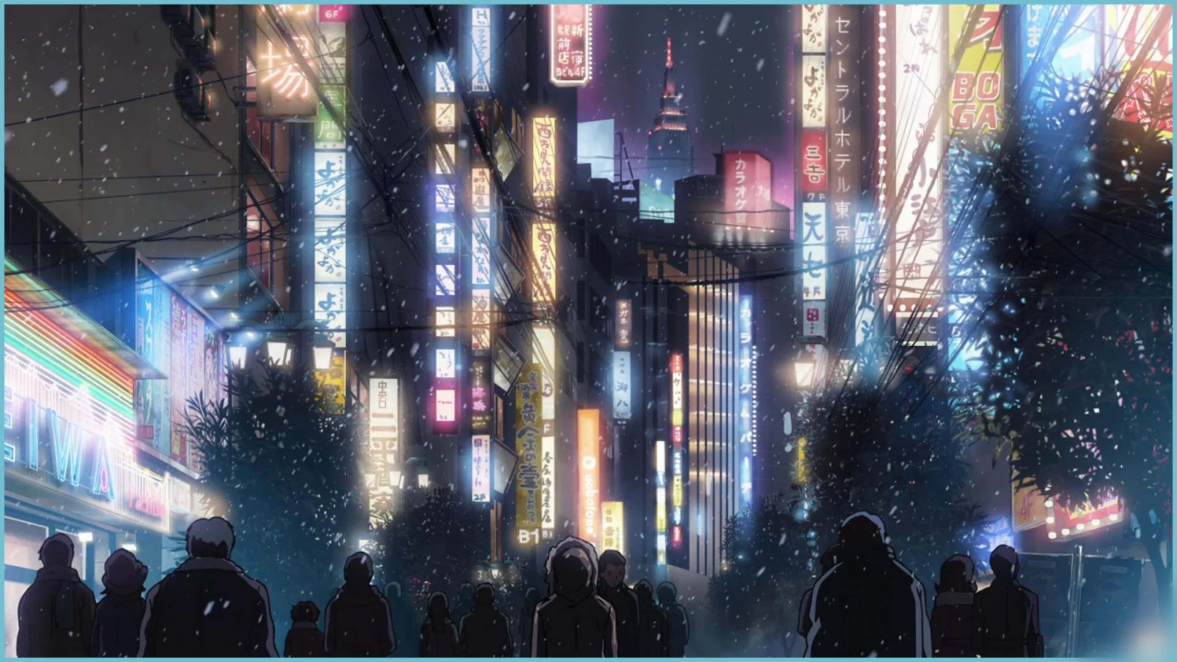 Tokyo, neon lights, night, 4K Desktop Wallpaper