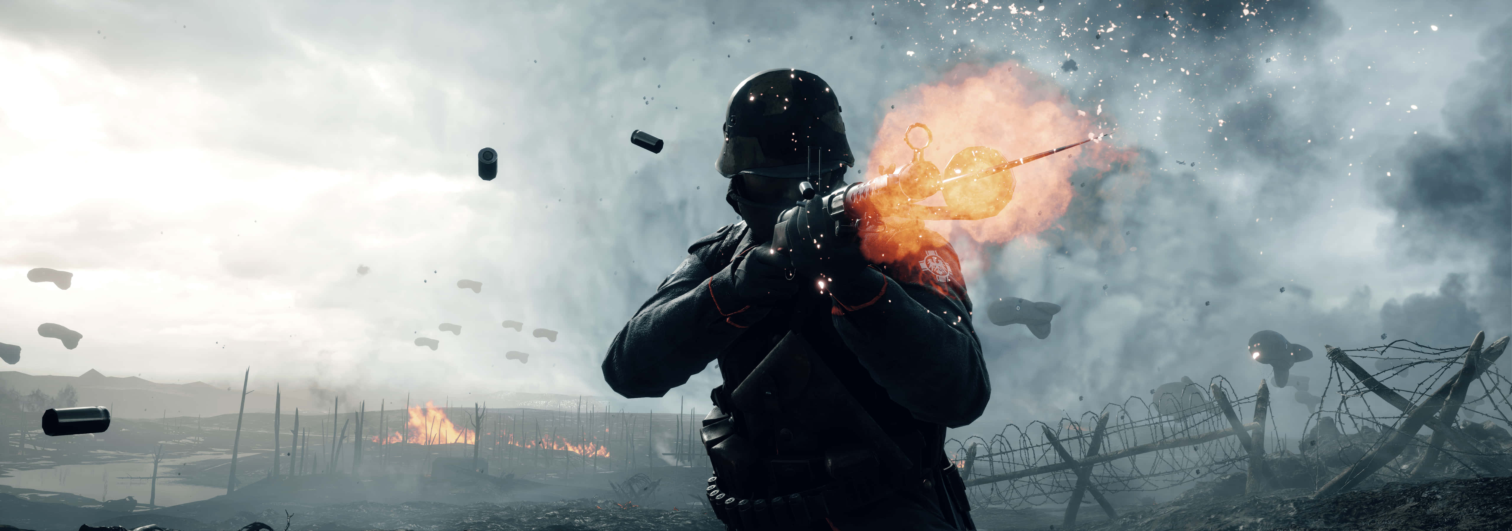4K resolution, battlefield, soldier, 5K Desktop Wallpaper