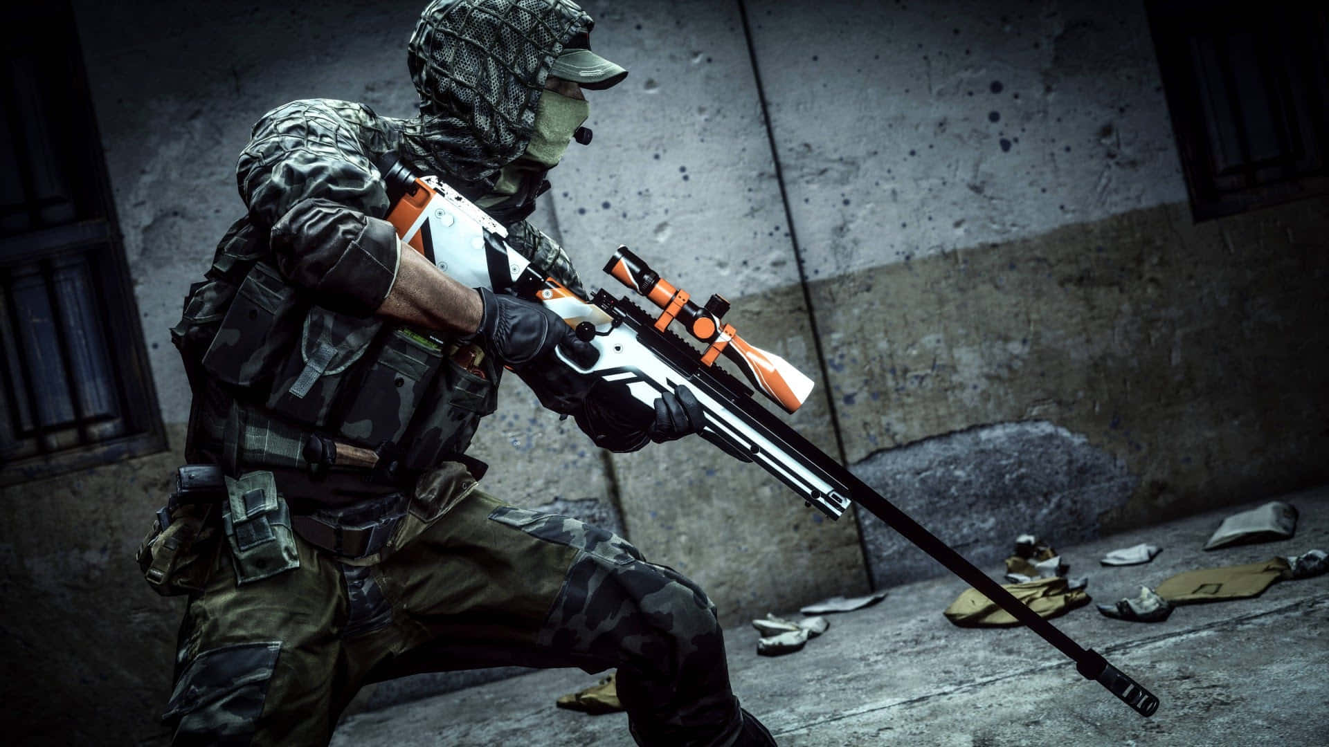 Battlefield 4, 4K Ultra HD, sniper rifle, Full HD Desktop Wallpaper