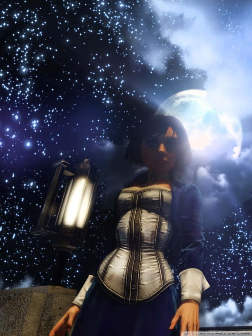 Bioshock, iPhone, corseted dress, SD Phone Wallpaper