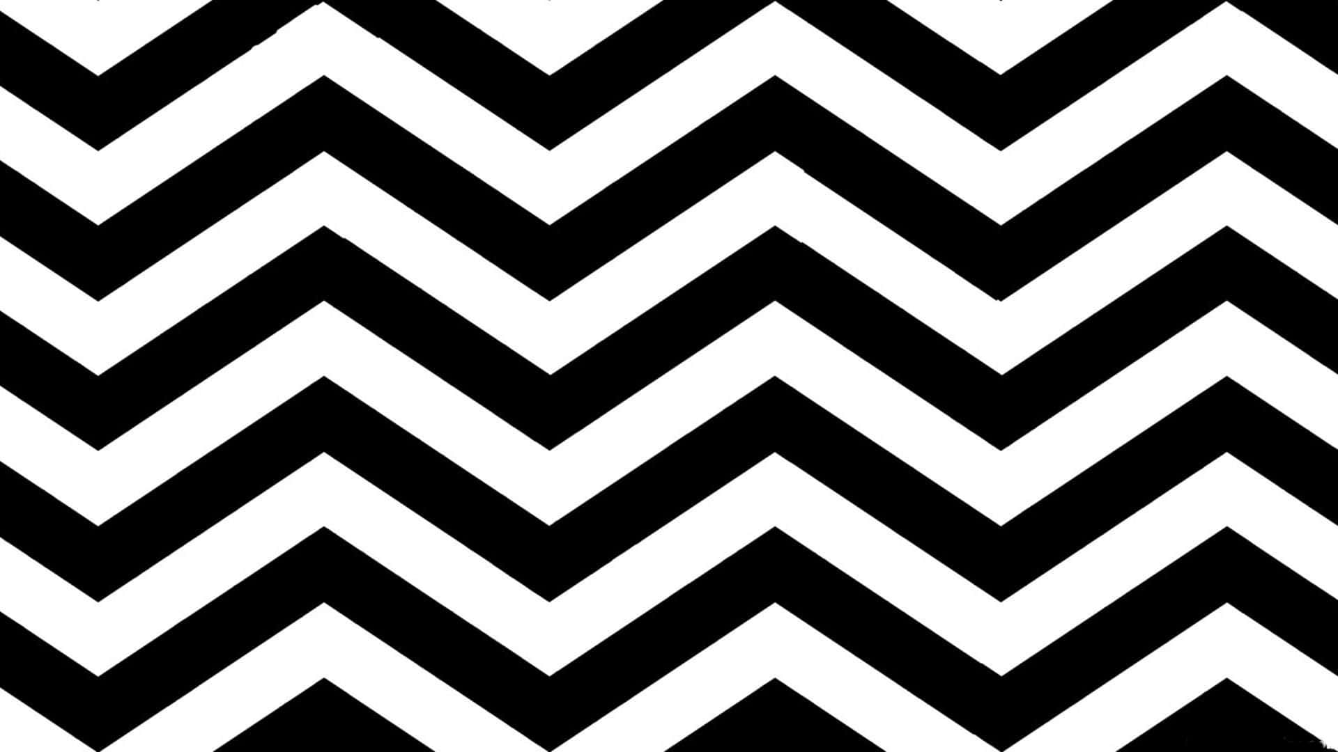 black and white chevron pattern, zigzag stripes, geometric pattern, Full HD Desktop Wallpaper