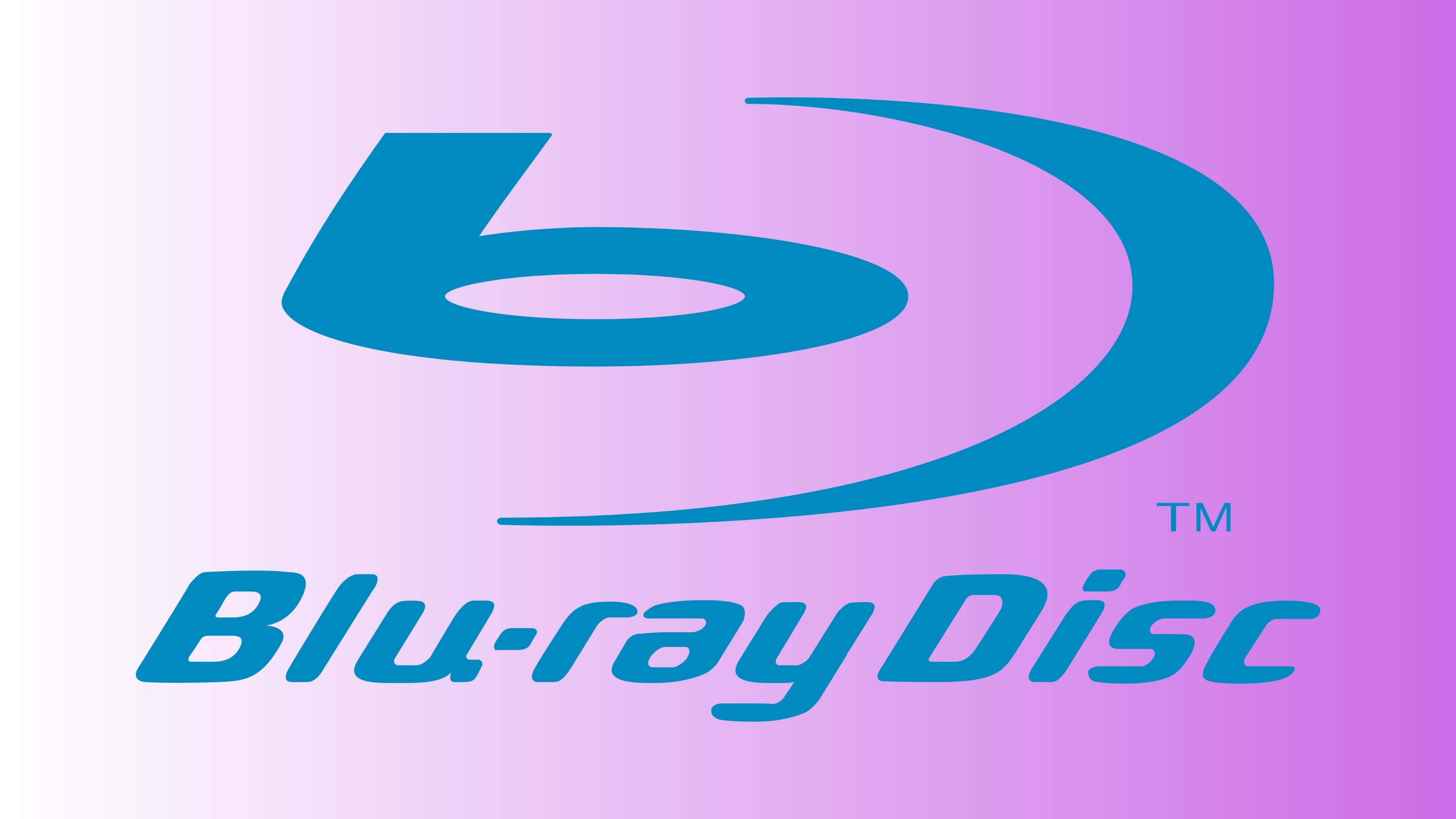 4K Blu-ray, Blu-ray Disc logo, purple and white background, 4K Desktop Wallpaper