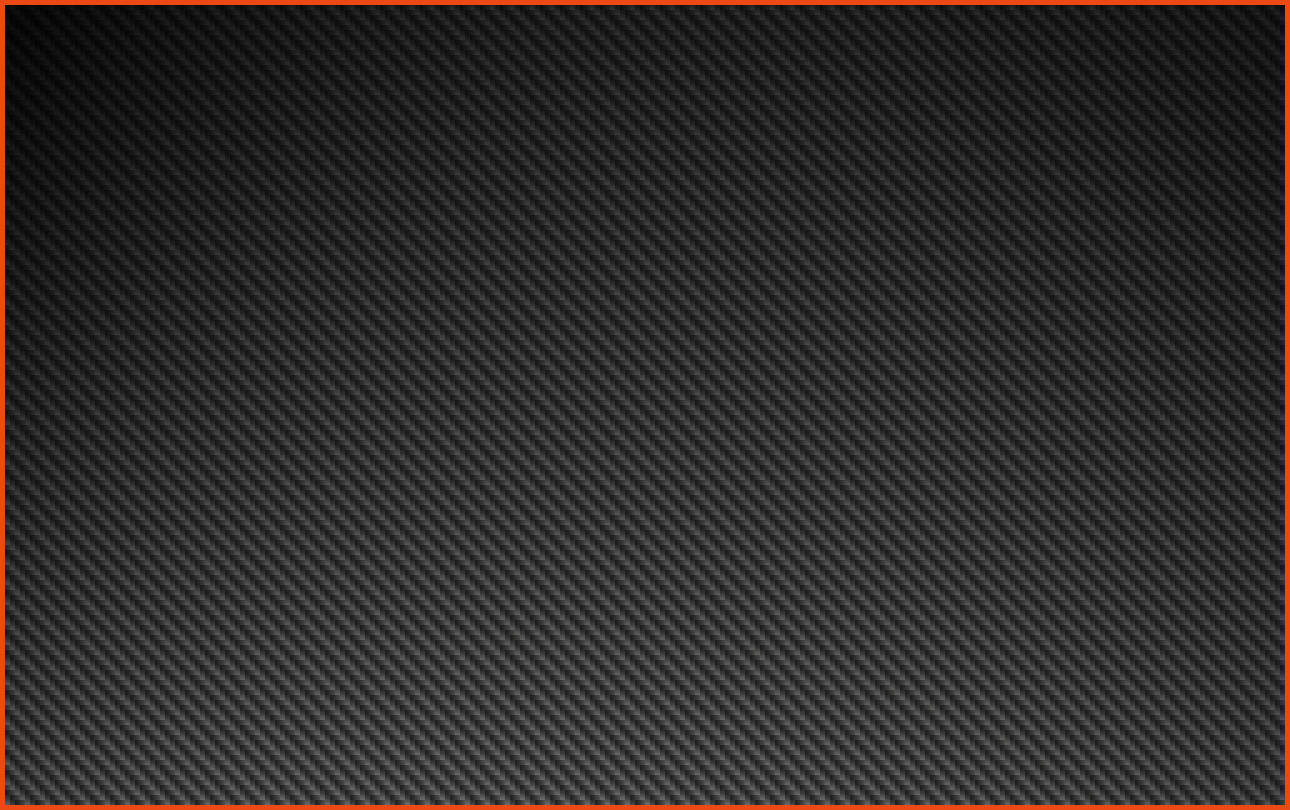 carbon fiber, dark gray weave, bold orange border, HD Desktop Wallpaper
