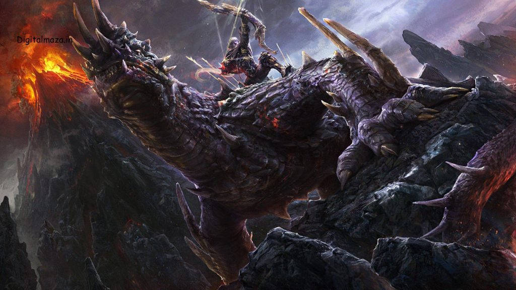 4K Computer, dragon, archer, SD Desktop Wallpaper