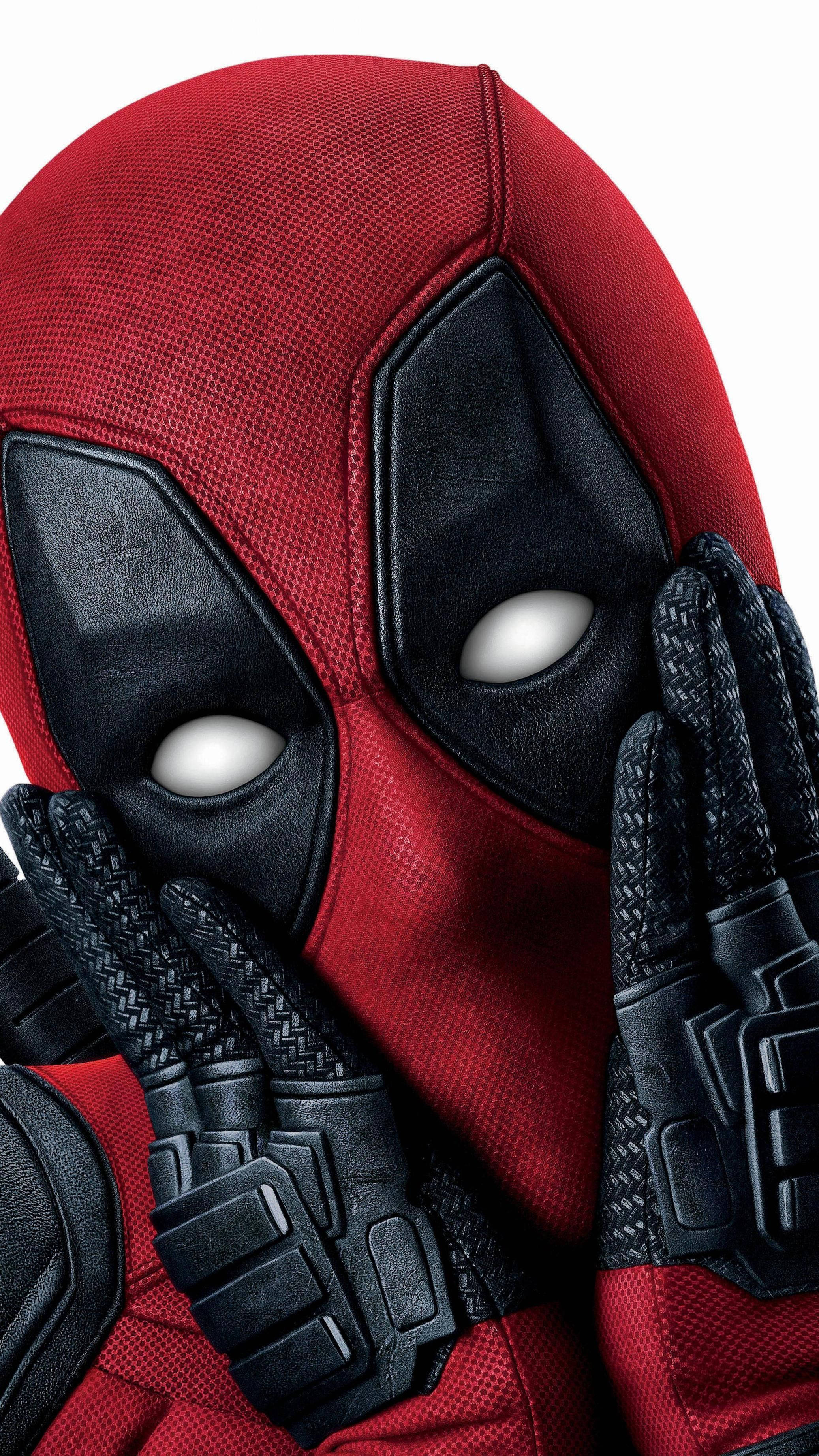 4K Deadpool, Deadpool, red and black mask, 2K Phone Wallpaper
