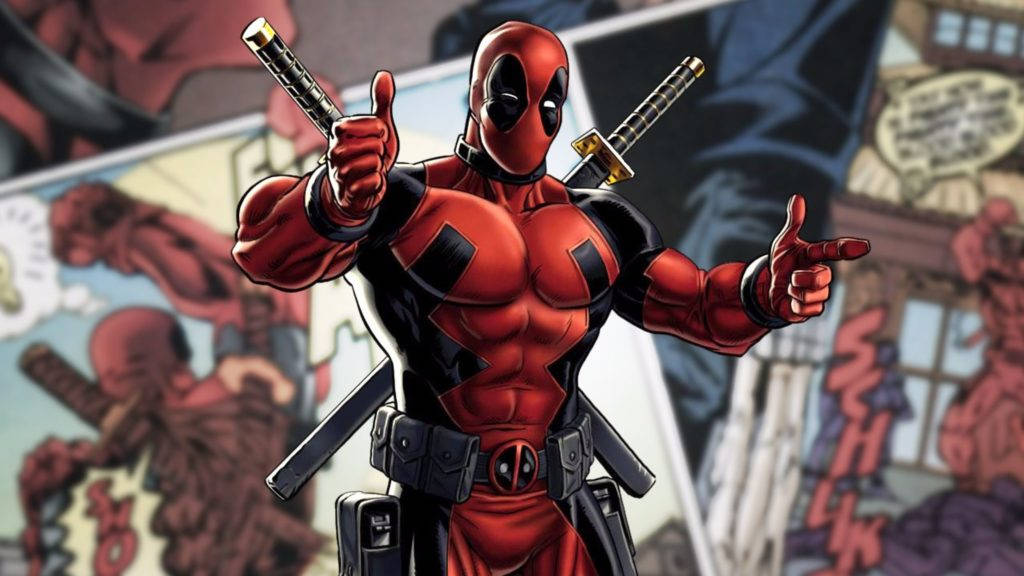 4K Deadpool, Deadpool, red and black suit, SD Desktop Wallpaper